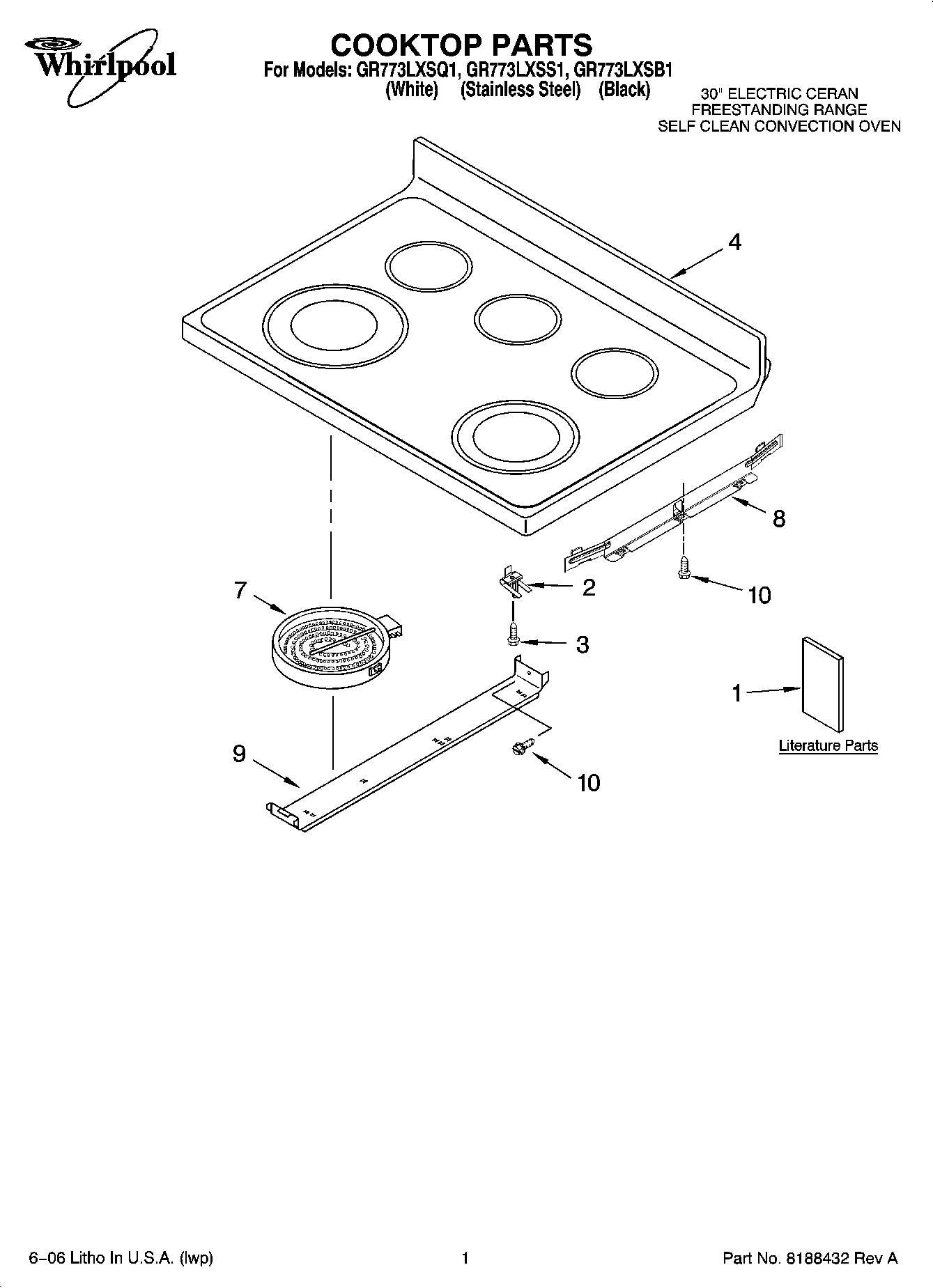 01 - COOKTOP PARTS
