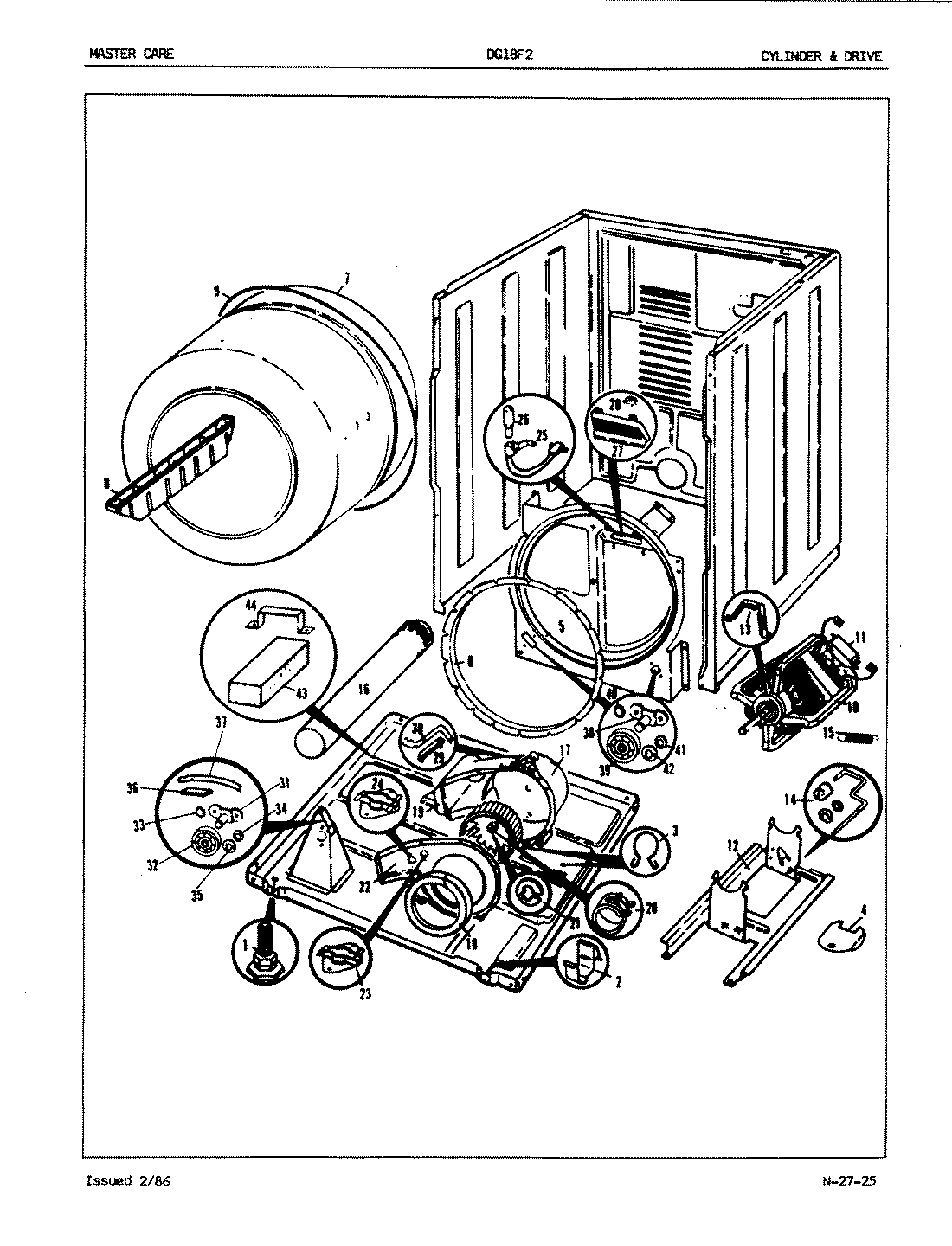 02 - CYLINDER & DRIVE