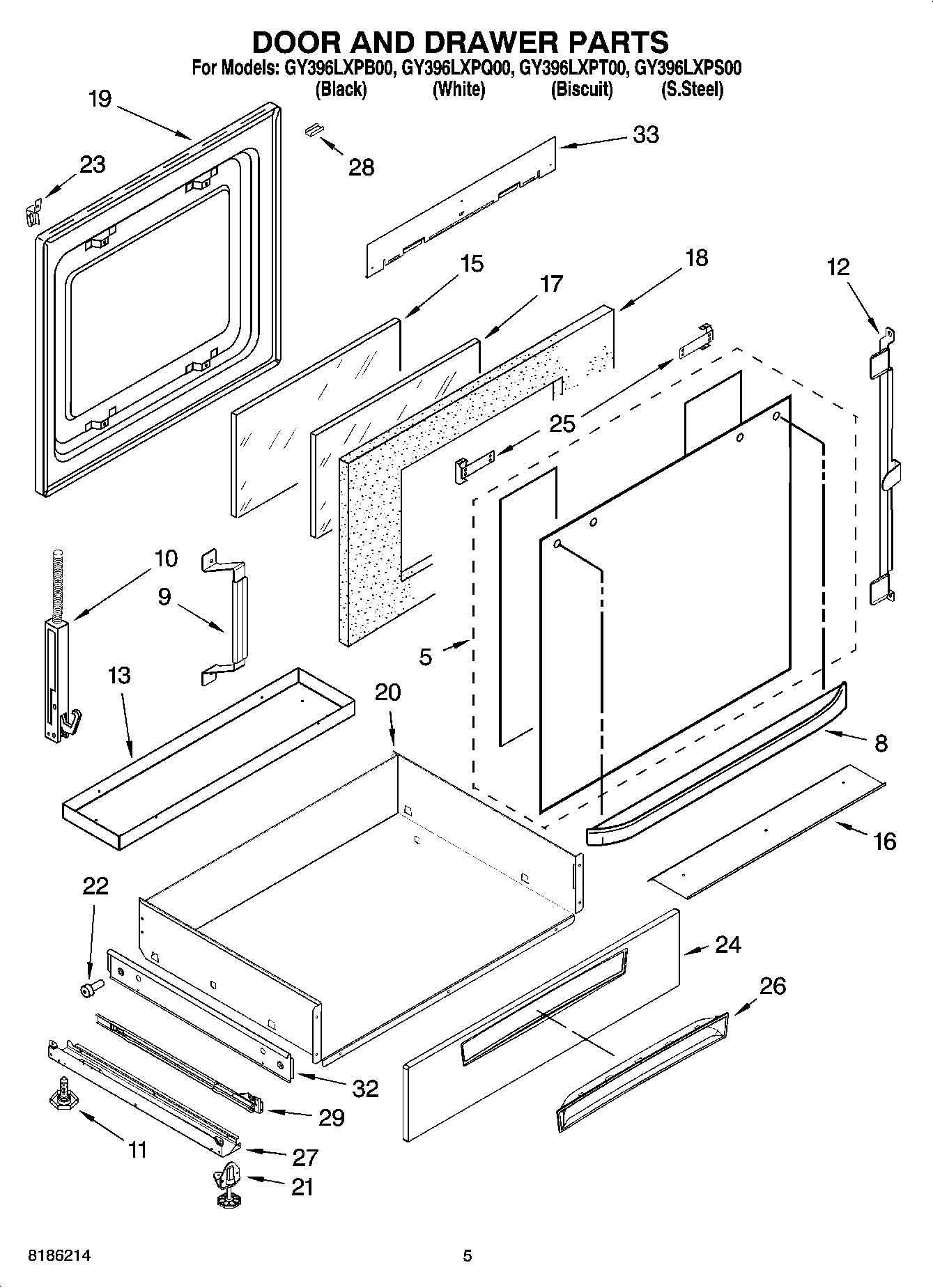 04 - DOOR AND DRAWER PARTS