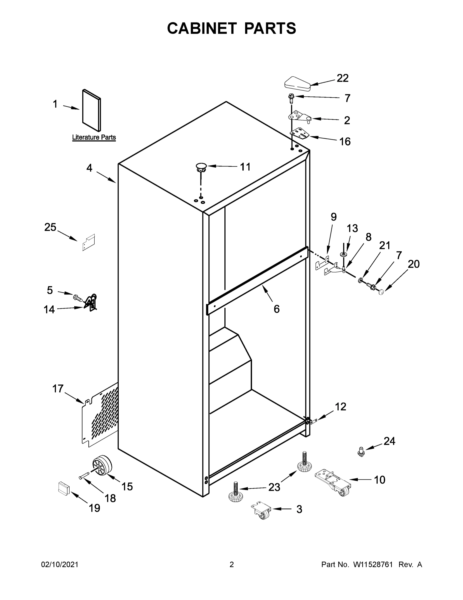 02 - CABINET PARTS