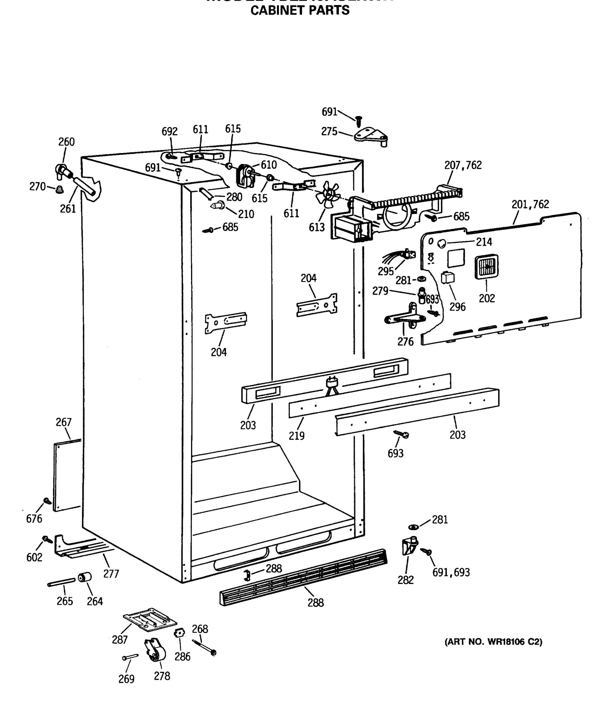 CABINET PARTS
