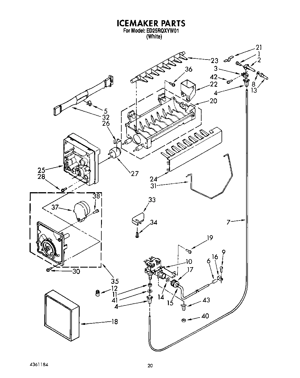 13 - ICEMAKER, LIT/OPTIONAL