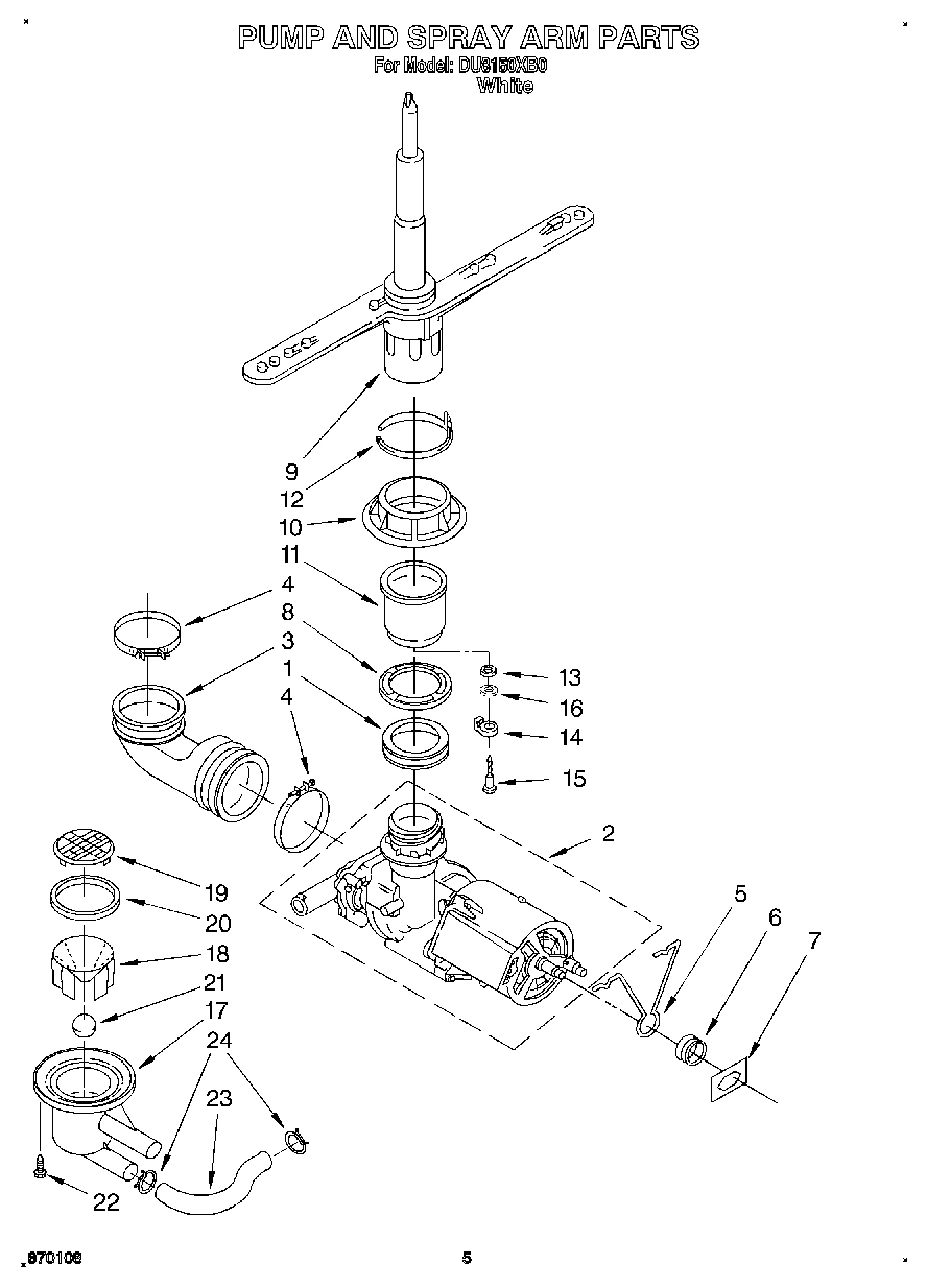 04 - PUMP AND SPRAY ARM
