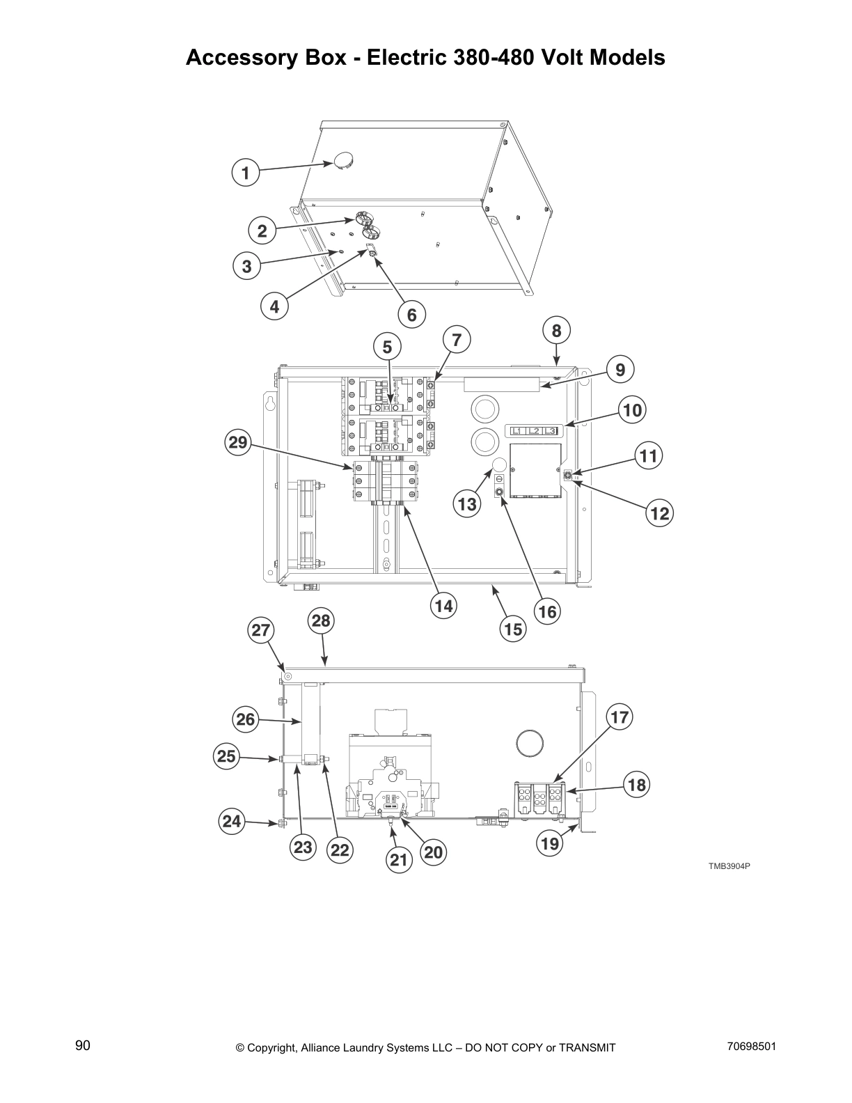 Accessory Box - Electric 380-480 Volt Models