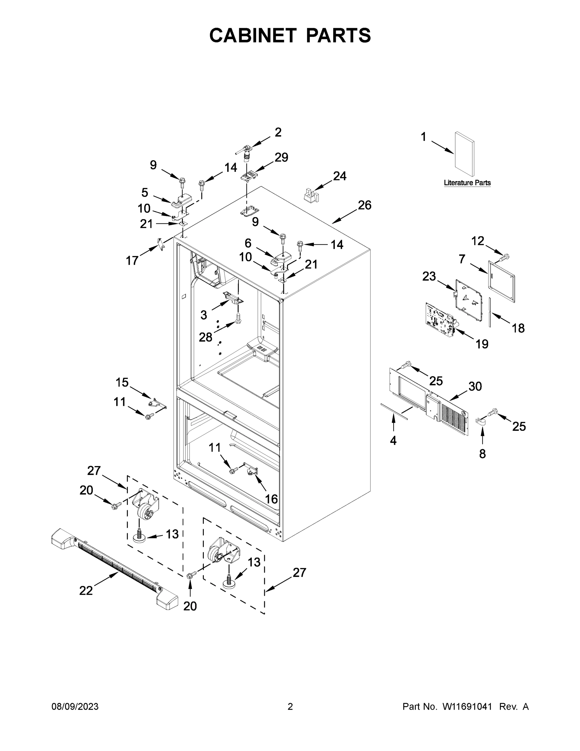02 - CABINET PARTS