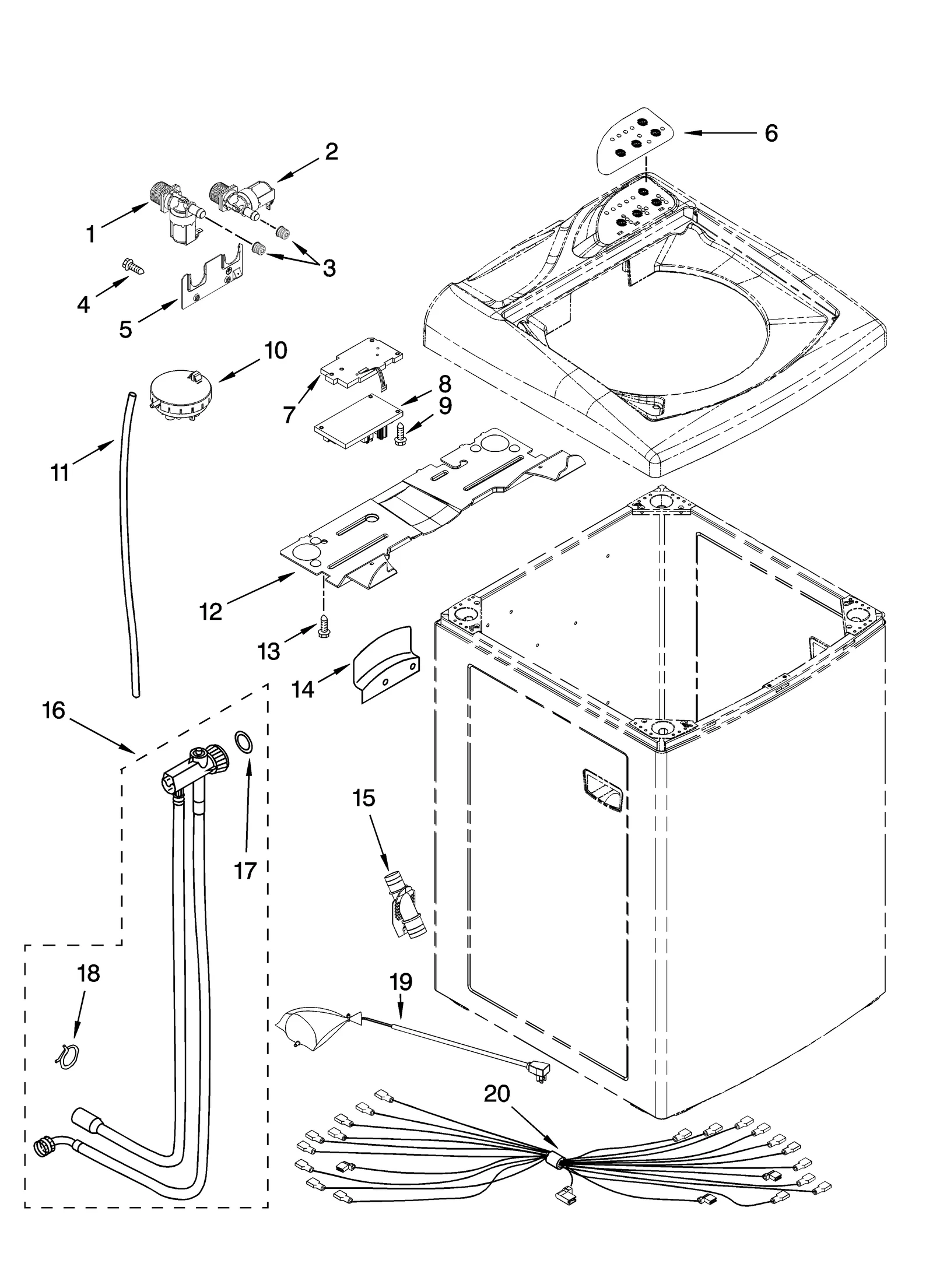 CONTROLS AND REAR PANEL PARTS