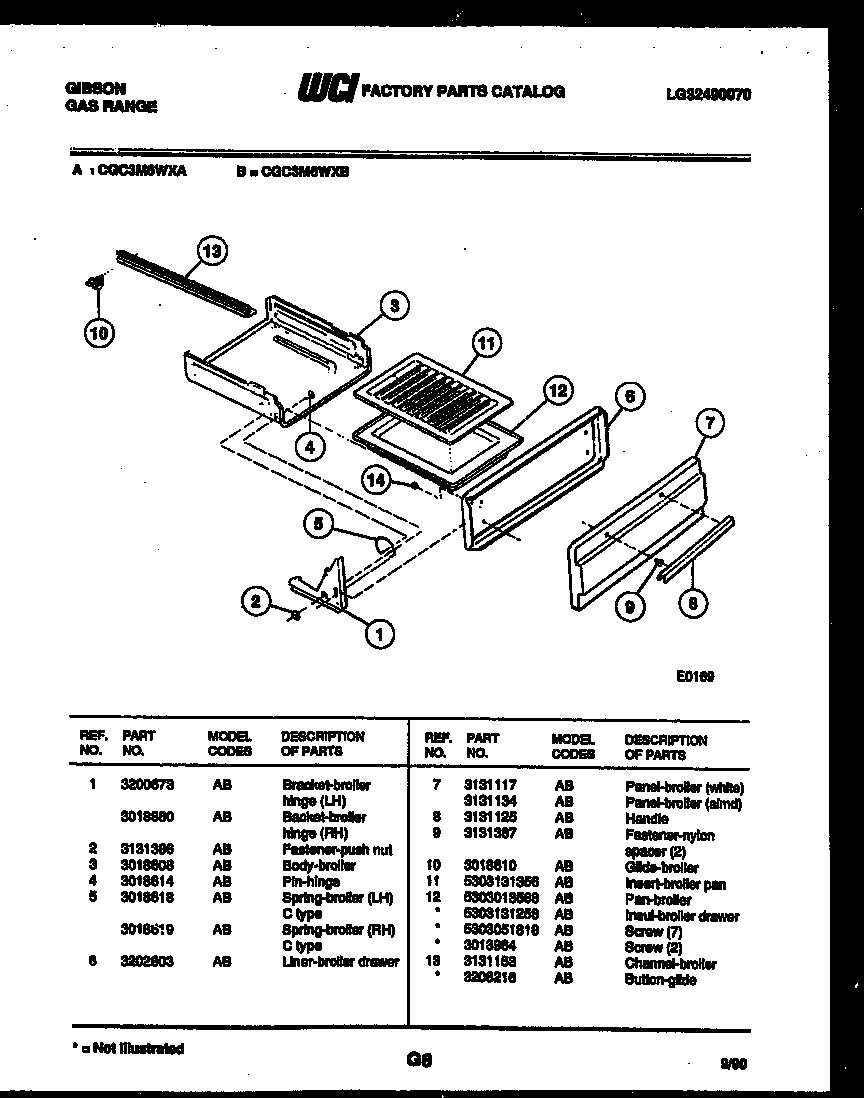 04 - BROILER DRAWER PARTS