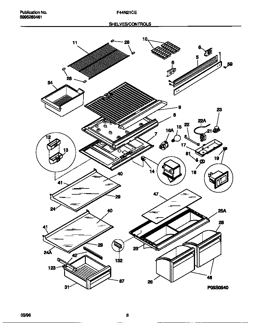 04 - SHELVES/CONTROLS
