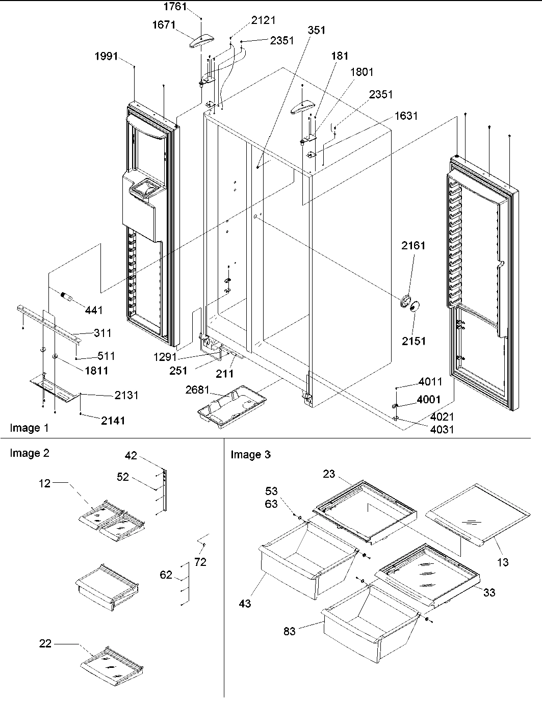 12 - Refrigerator/Freezer Lights and Hinges