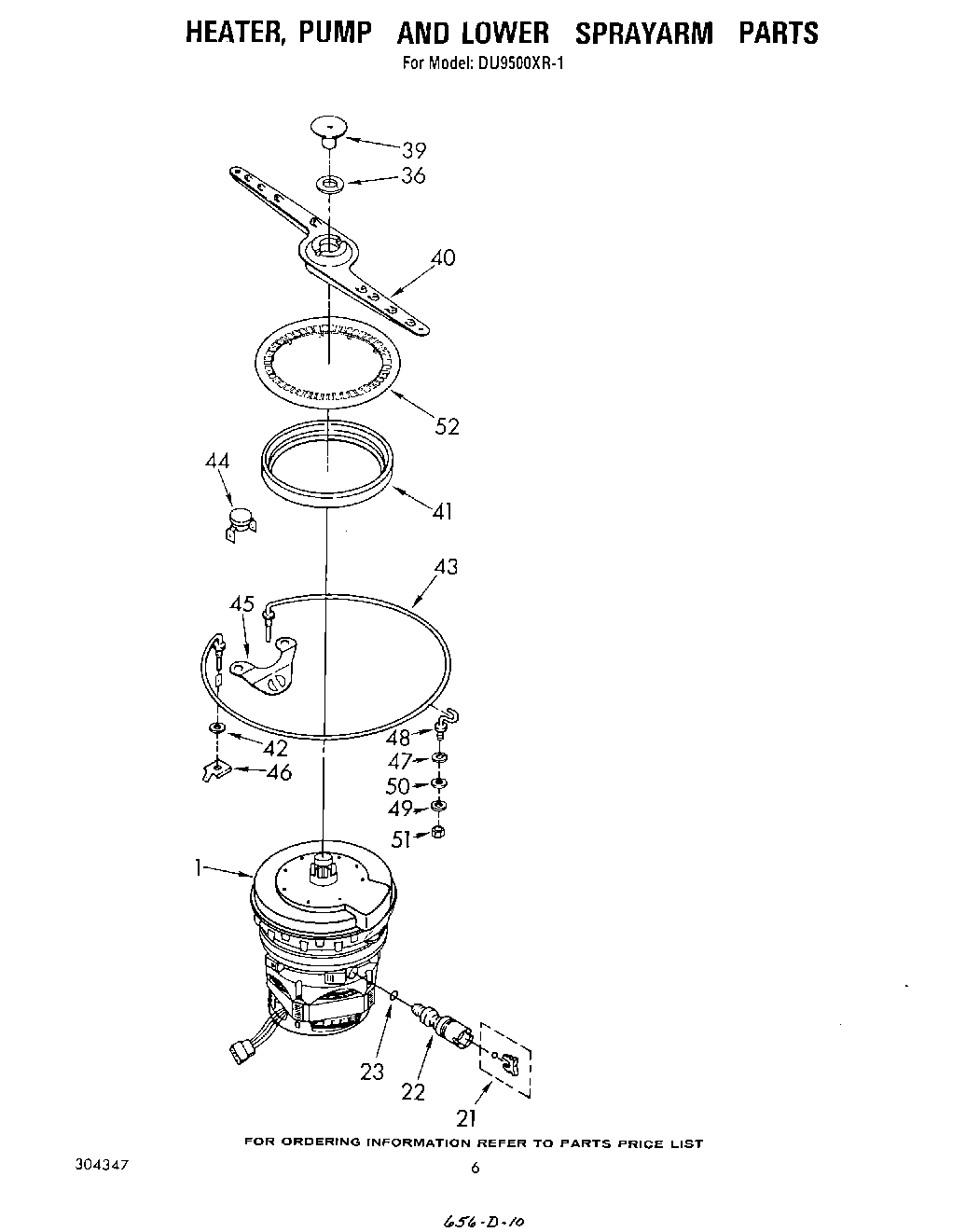 04 - HEATER, PUMP AND LOWER SPRAYARM