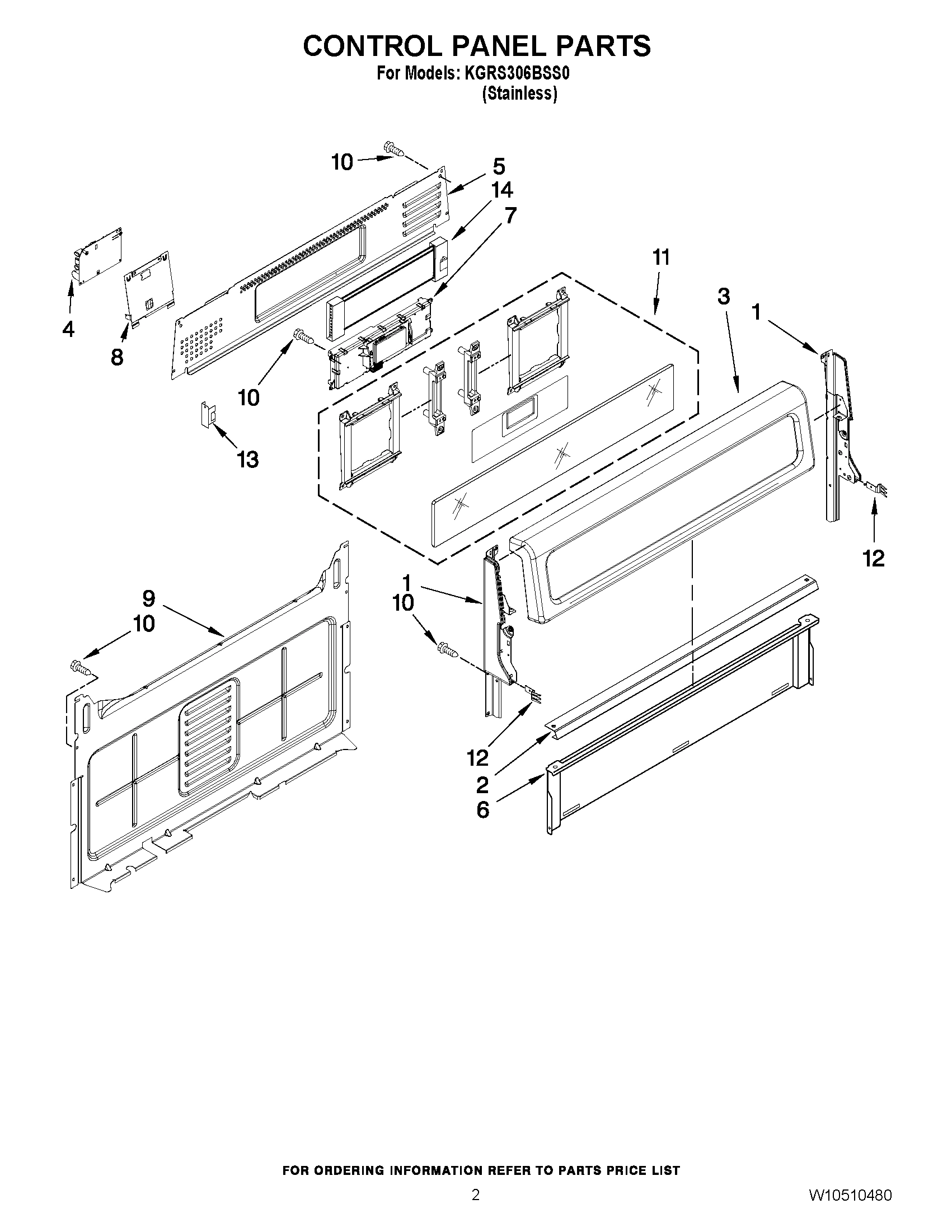 02 - CONTROL PANEL PARTS