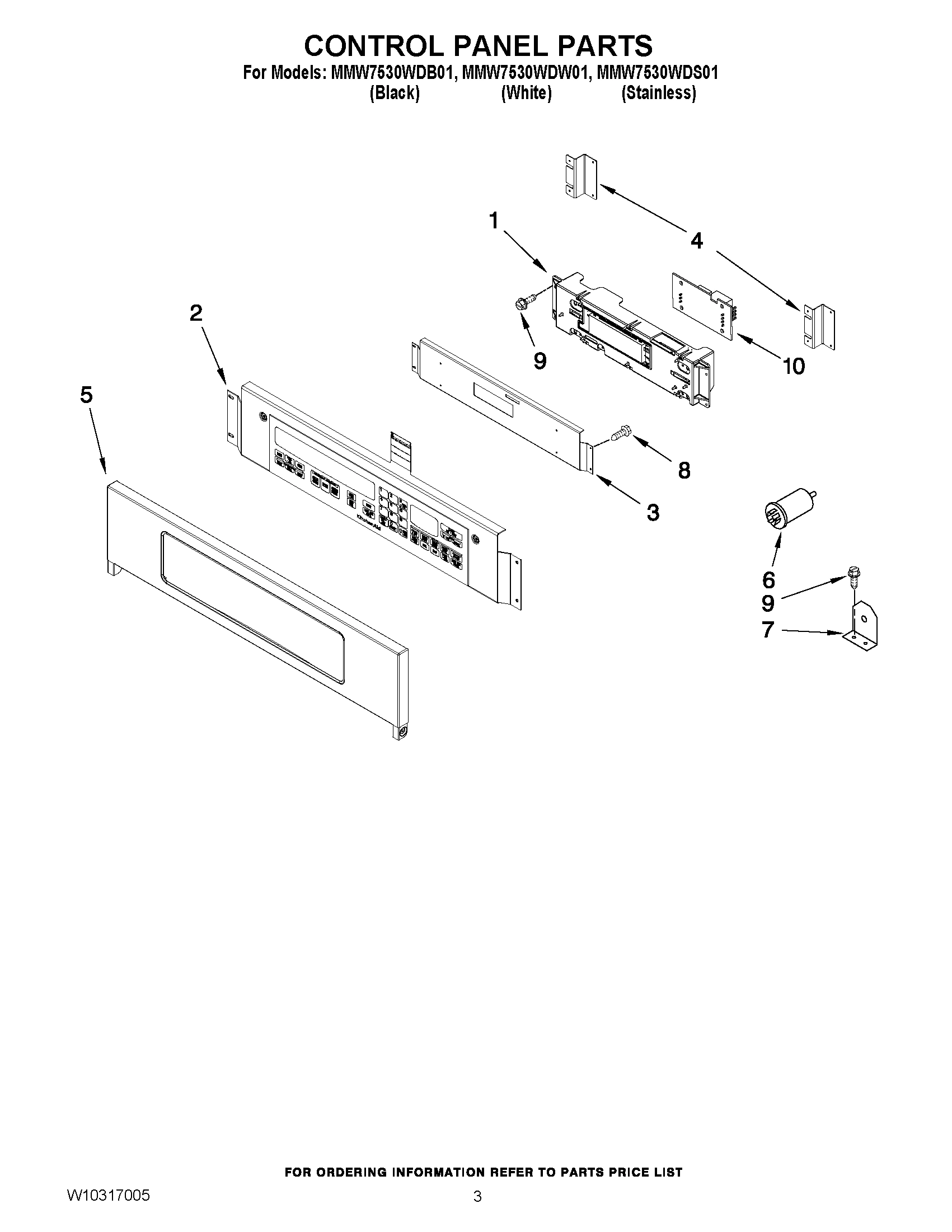 02 - CONTROL PANEL PARTS
