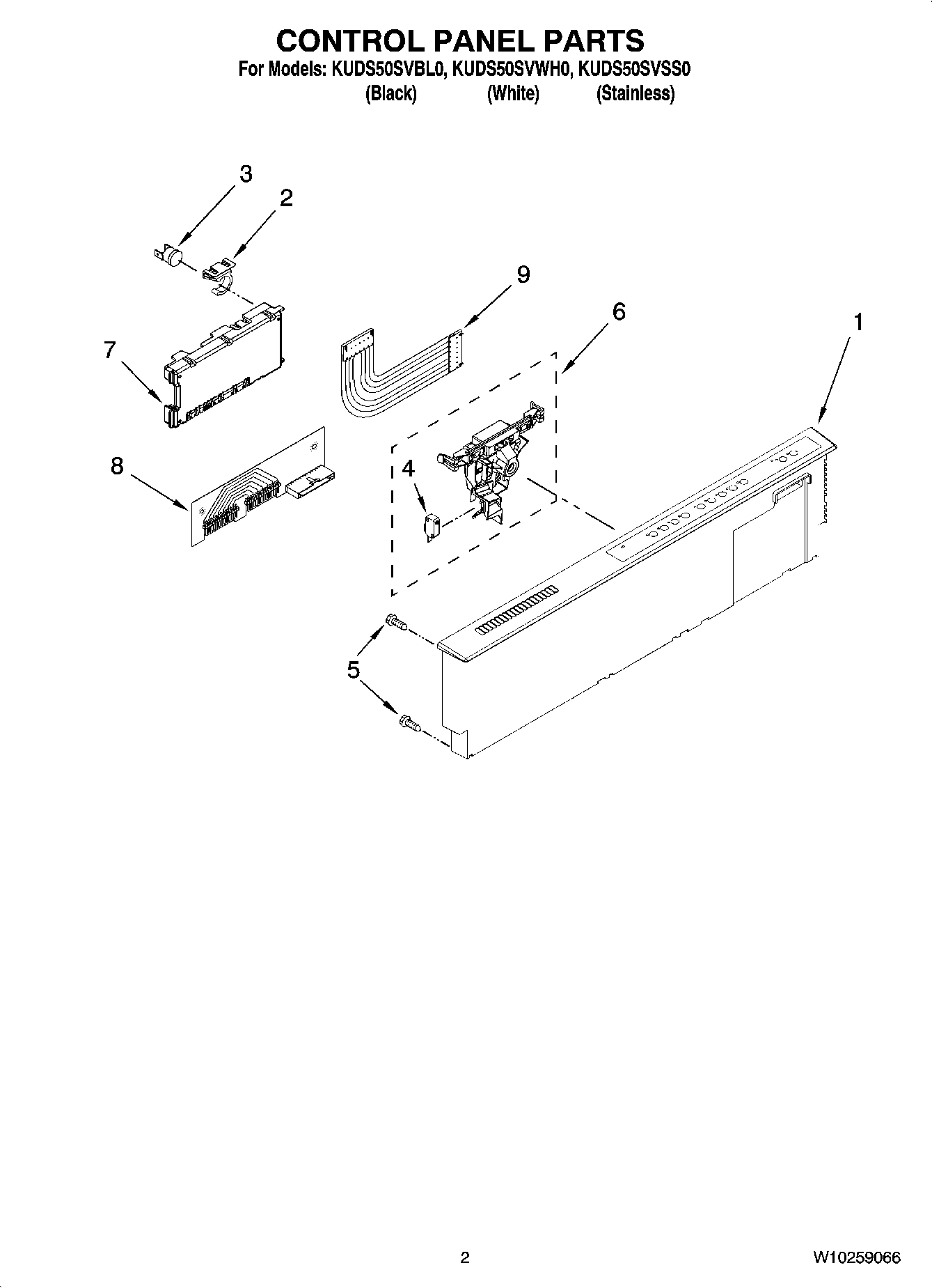 02 - CONTROL PANEL PARTS