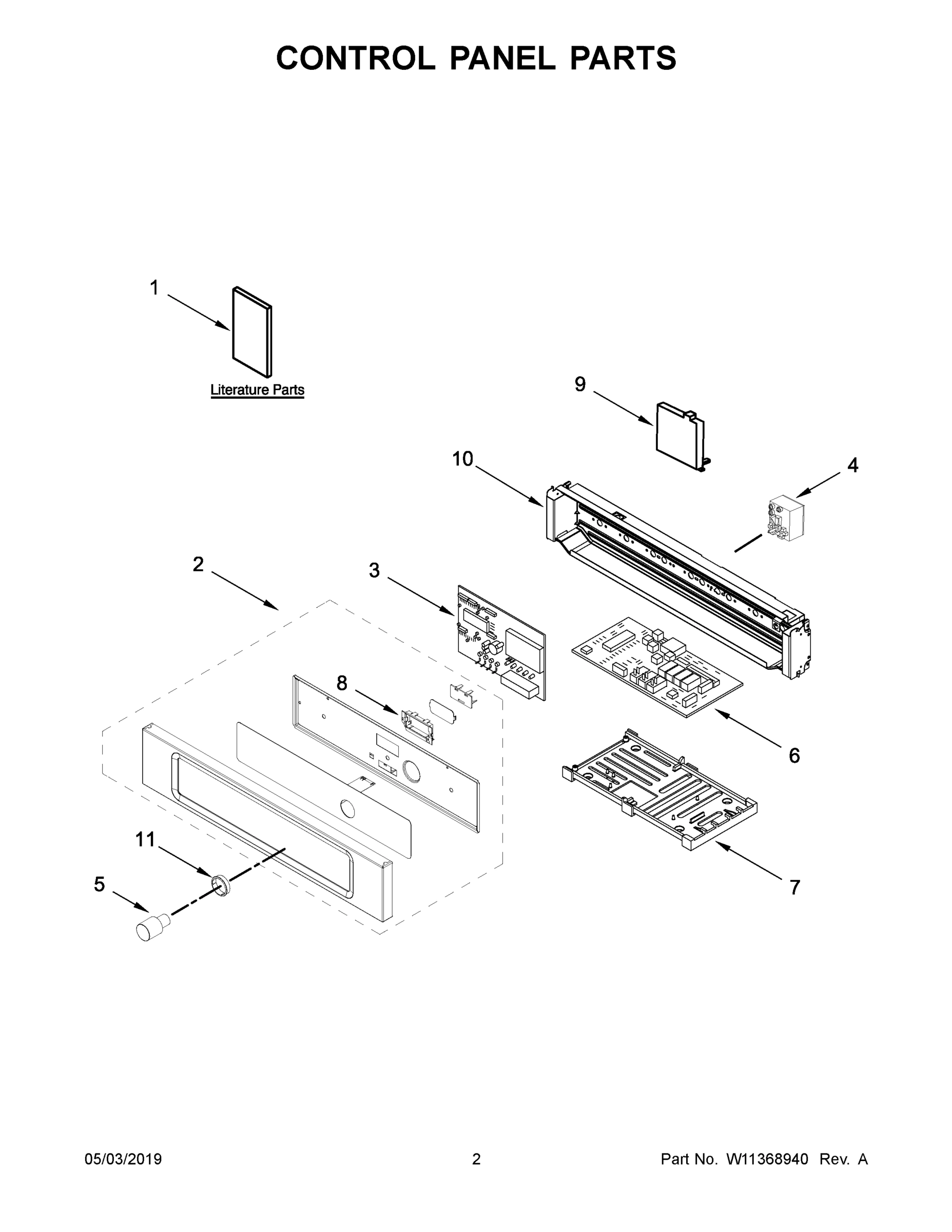 02 - CONTROL PANEL PARTS