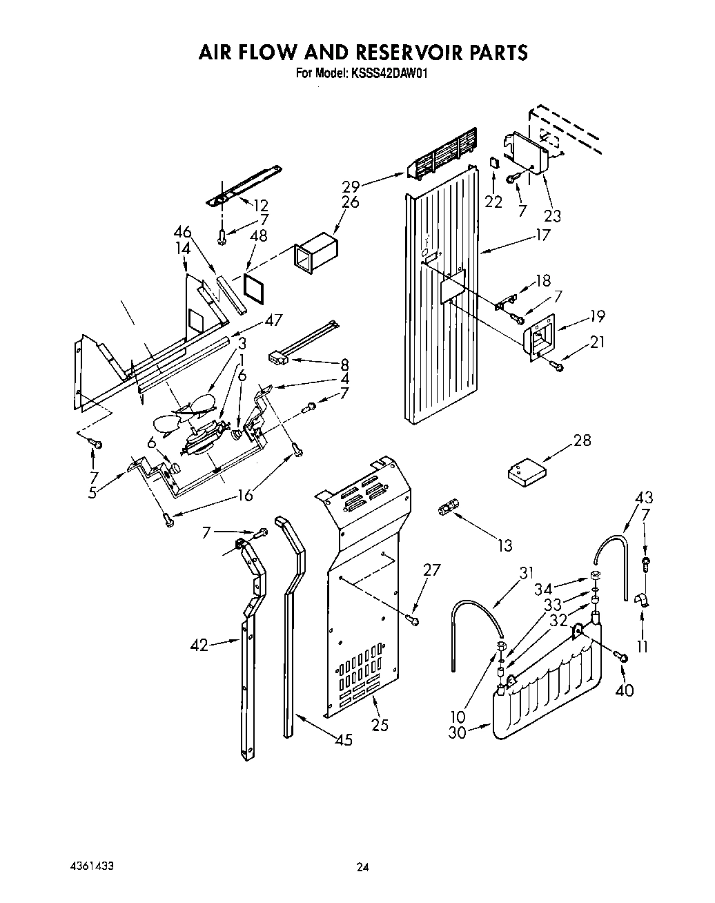 16 - AIR FLOW AND RESERVOIR