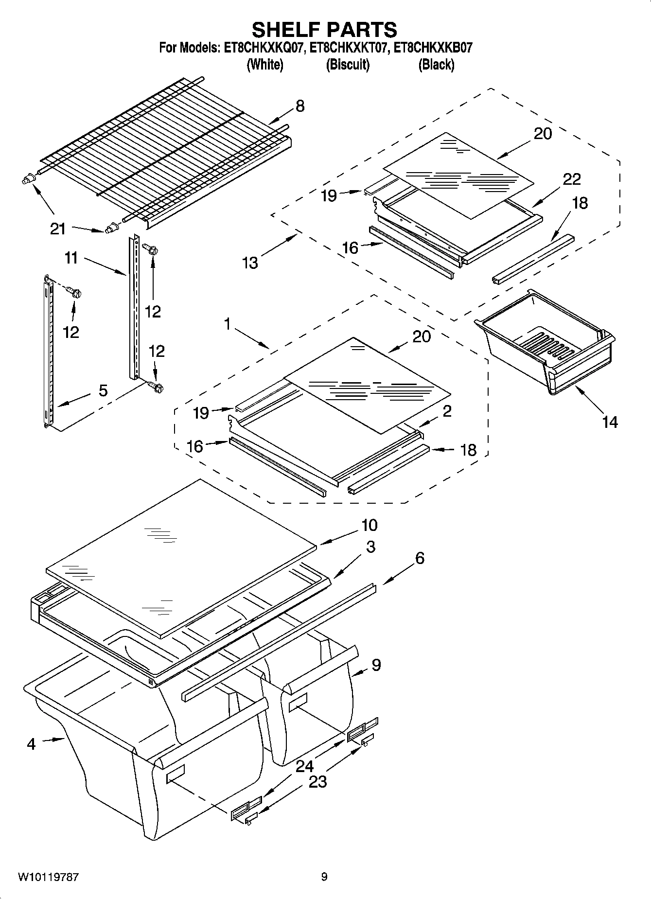 05 - SHELF PARTS, OPTIONAL PARTS