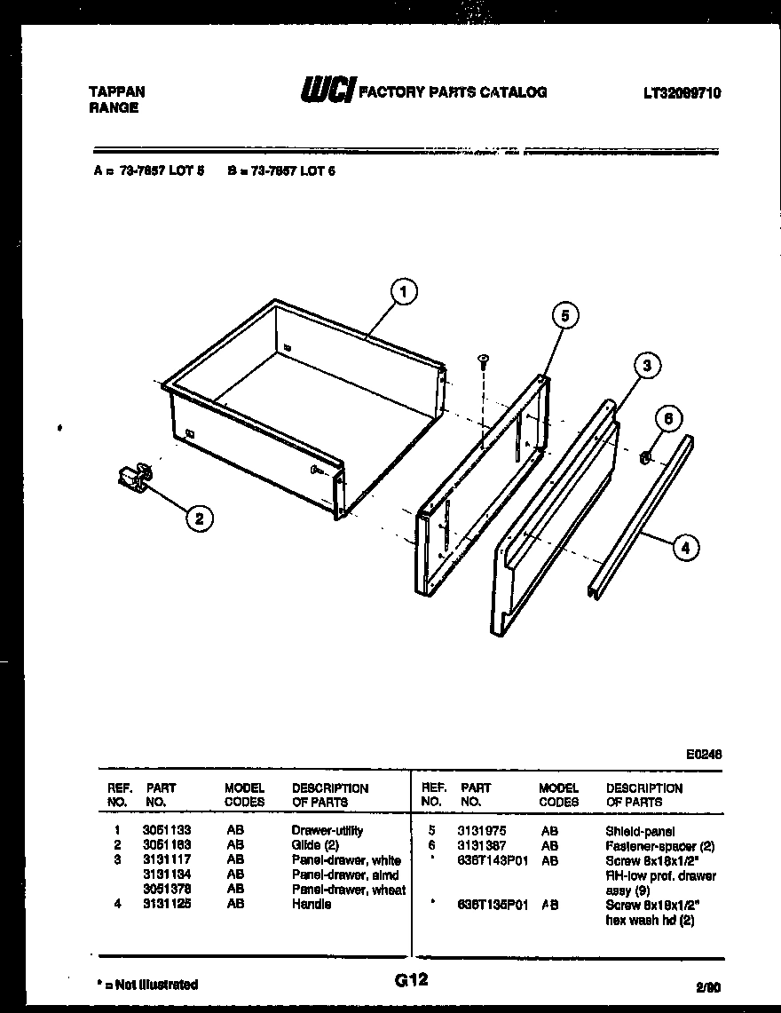 10 - DRAWER PARTS