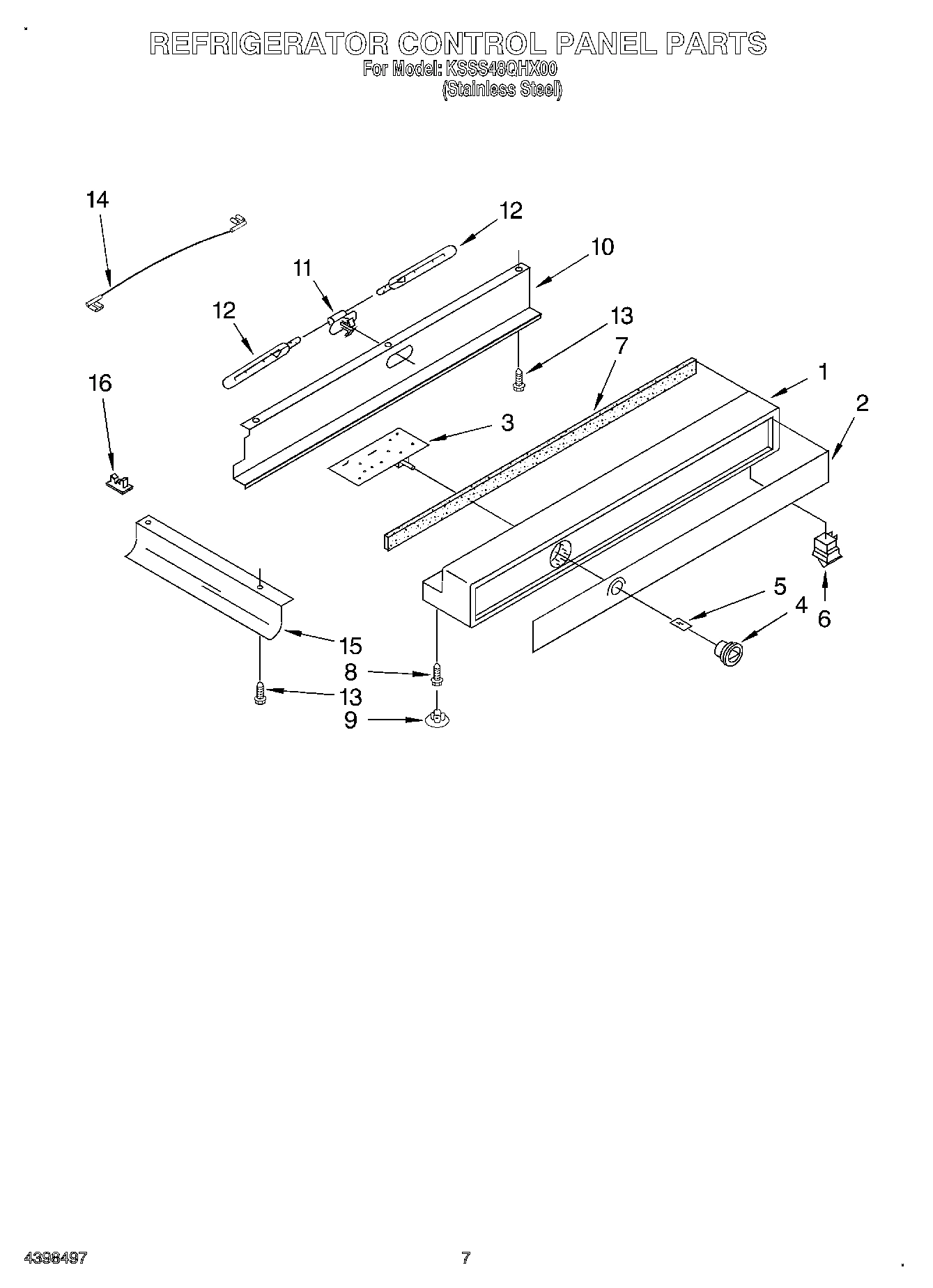 05 - REFRIGERATOR CONTROL PANEL