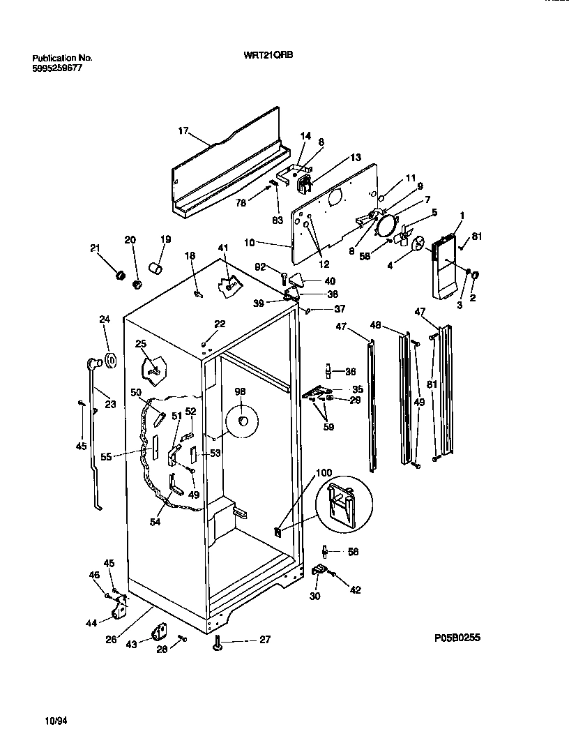 03 - CABINET W/FAN ASSEMBLY