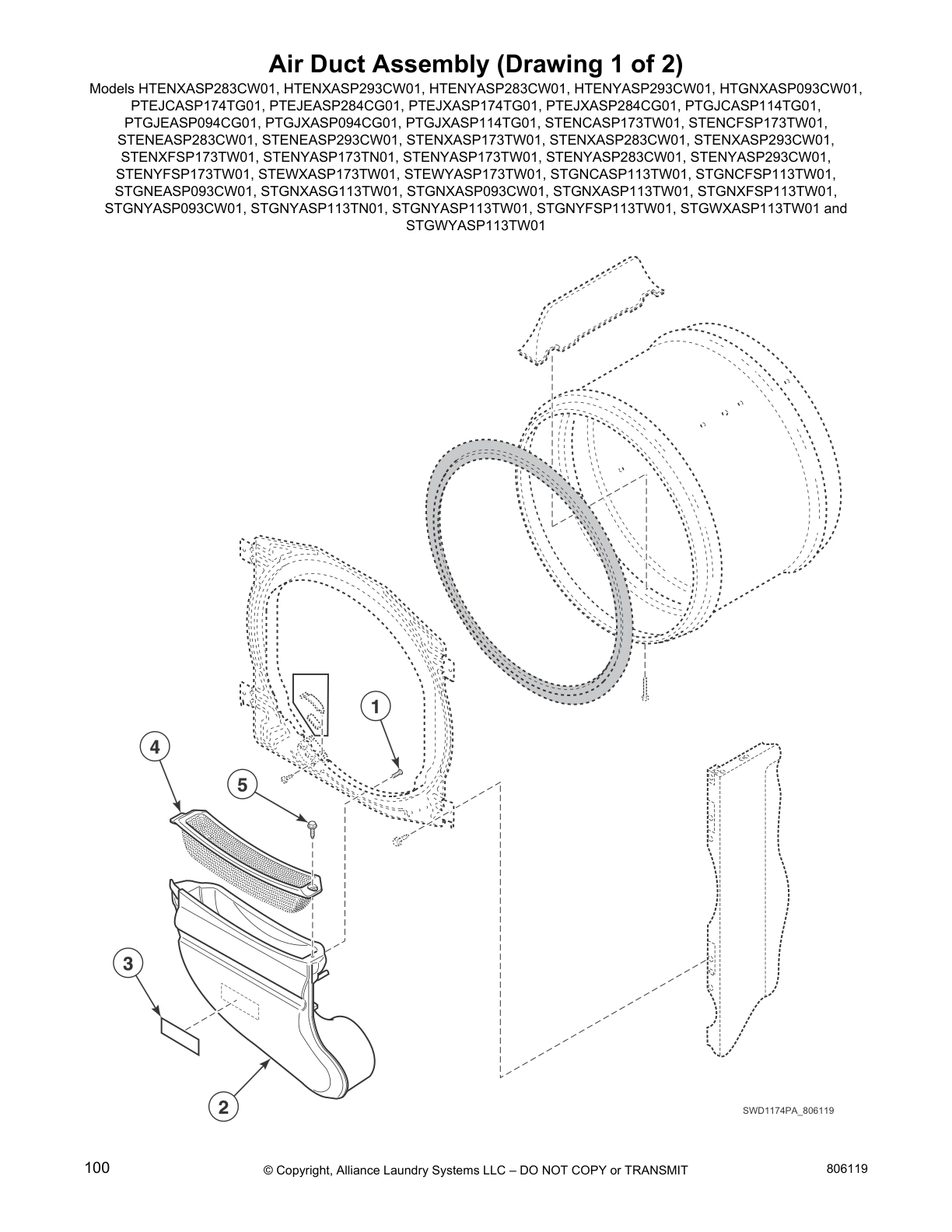 Air Duct Assembly (Drawing 1 of 2)
