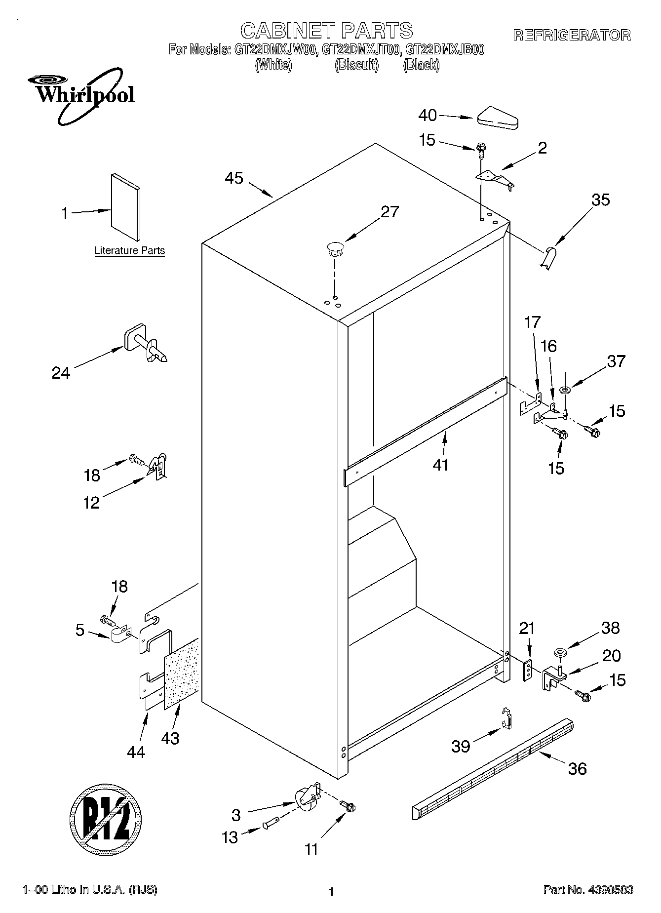 01 - CABINET, LITERATURE