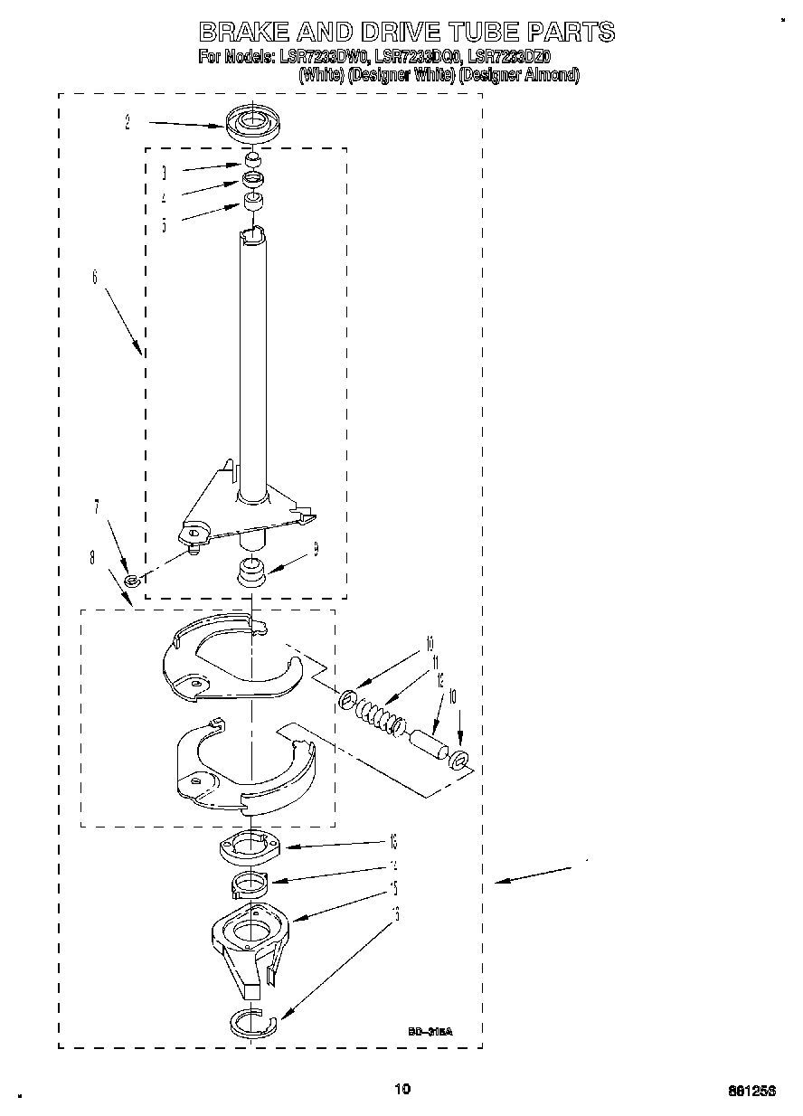 08 - BRAKE AND DRIVE TUBE