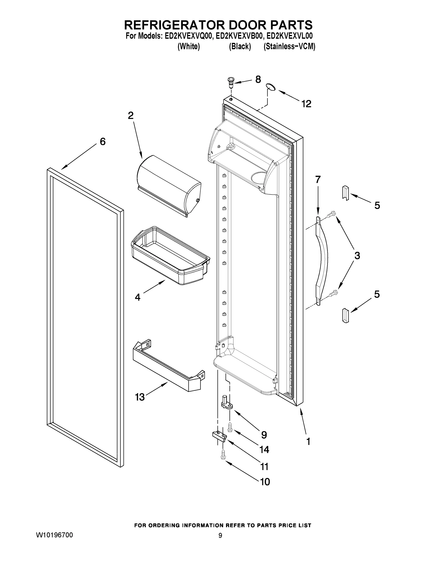 06 - REFRIGERATOR DOOR PARTS