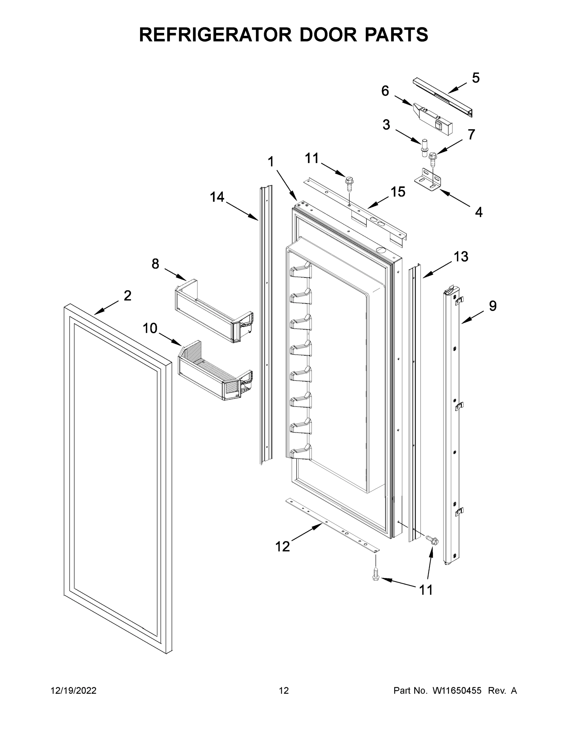 07 - REFRIGERATOR DOOR PARTS