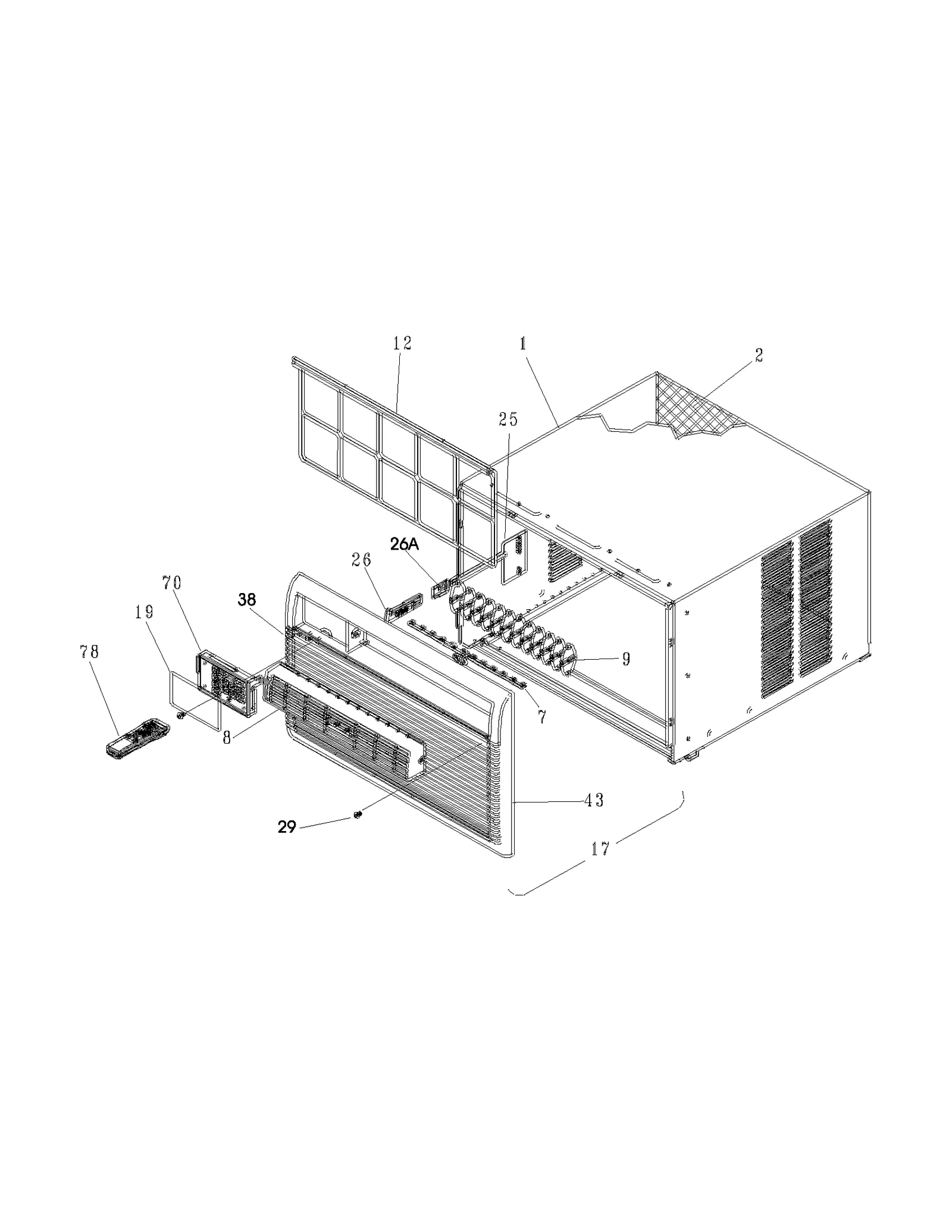 CABINET FRONT AND WRAPPER
