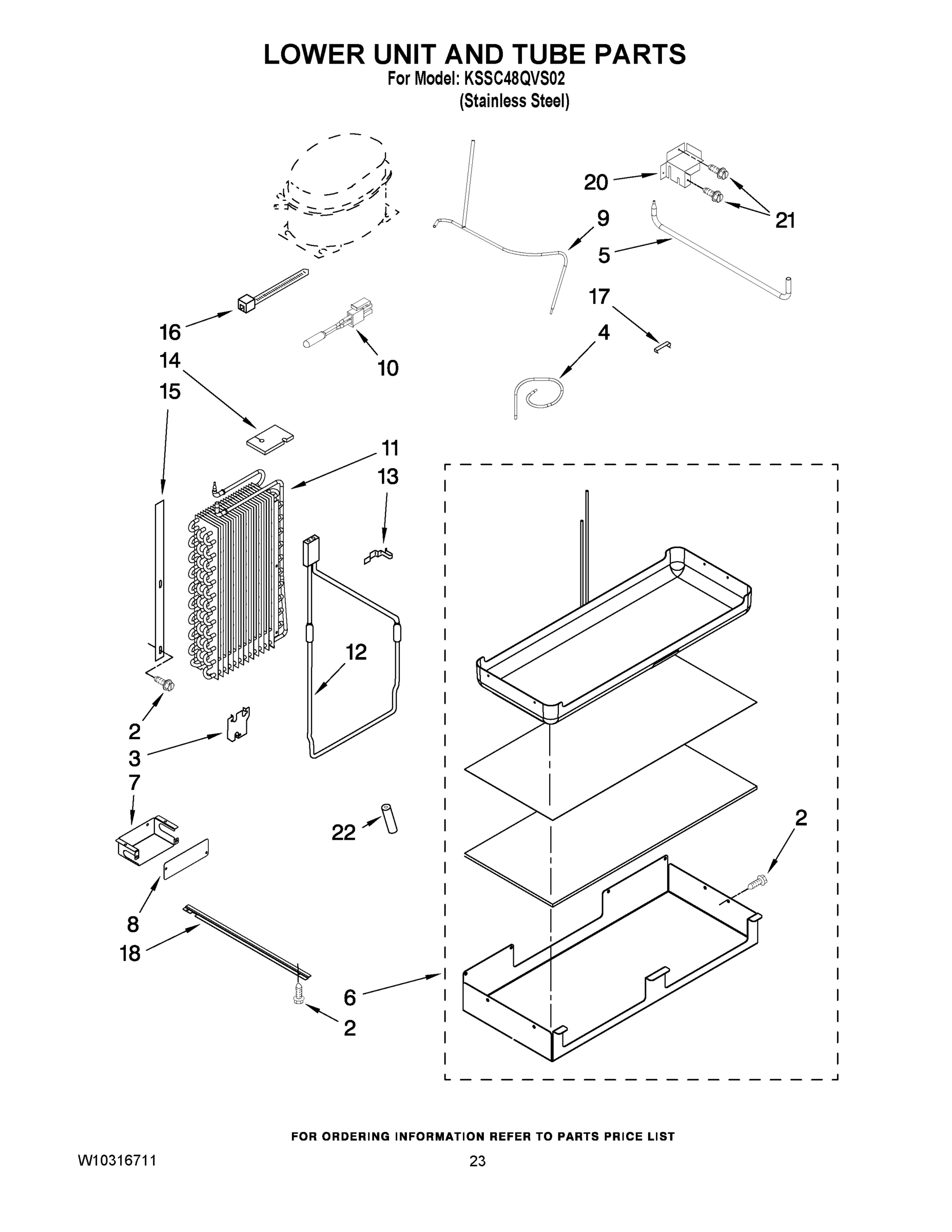 14 - LOWER UNIT AND TUBE PARTS