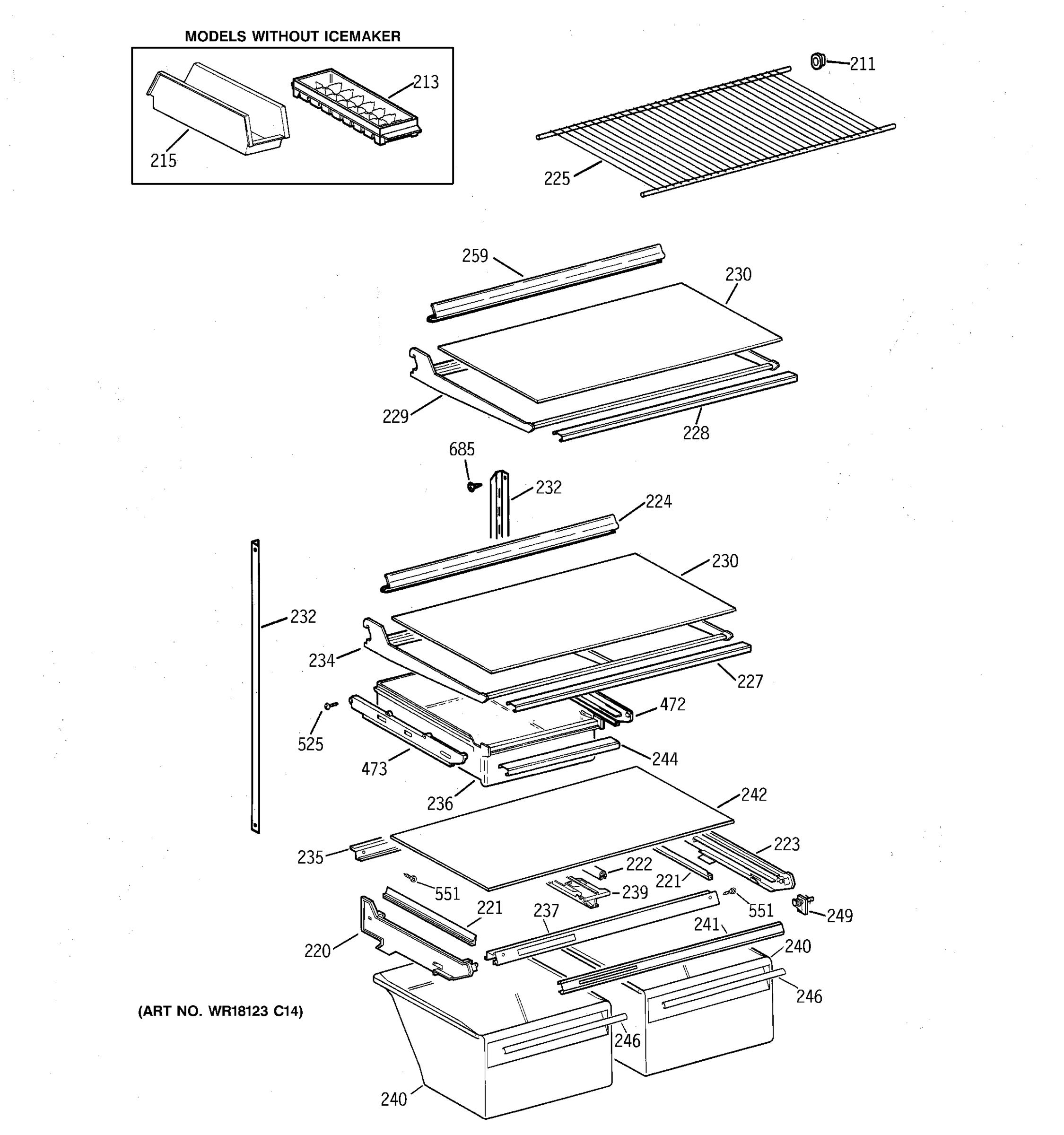 SHELF PARTS