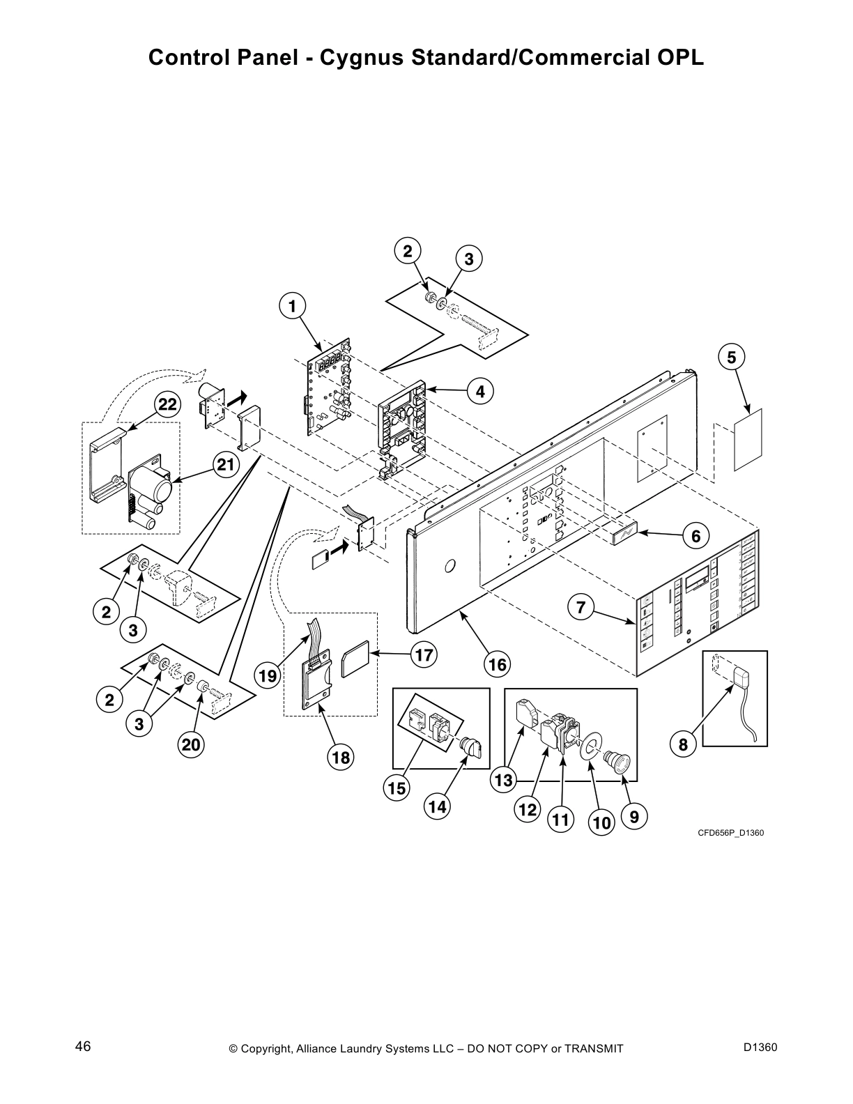 Control Panel - Cygnus Standard/Commercial OPL