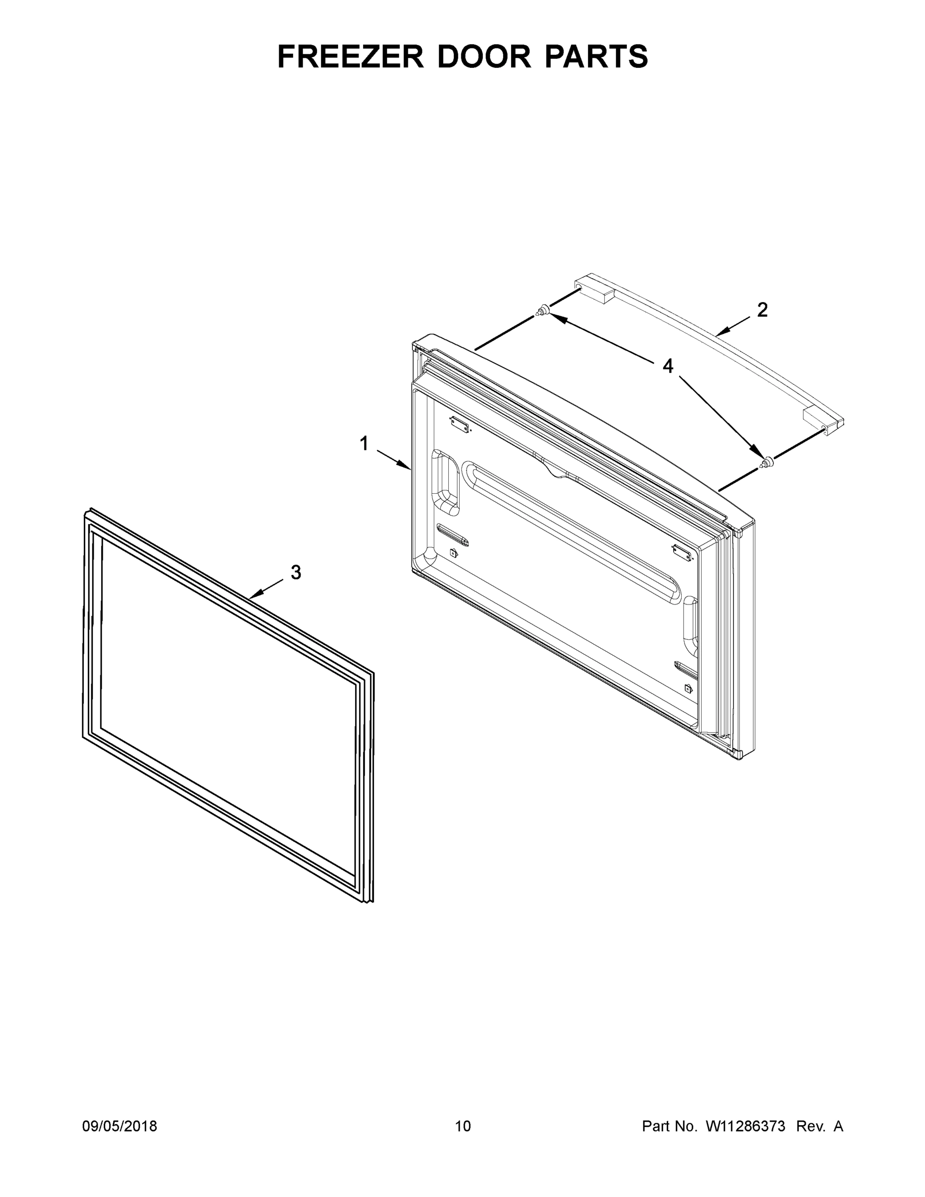 06 - FREEZER DOOR PARTS