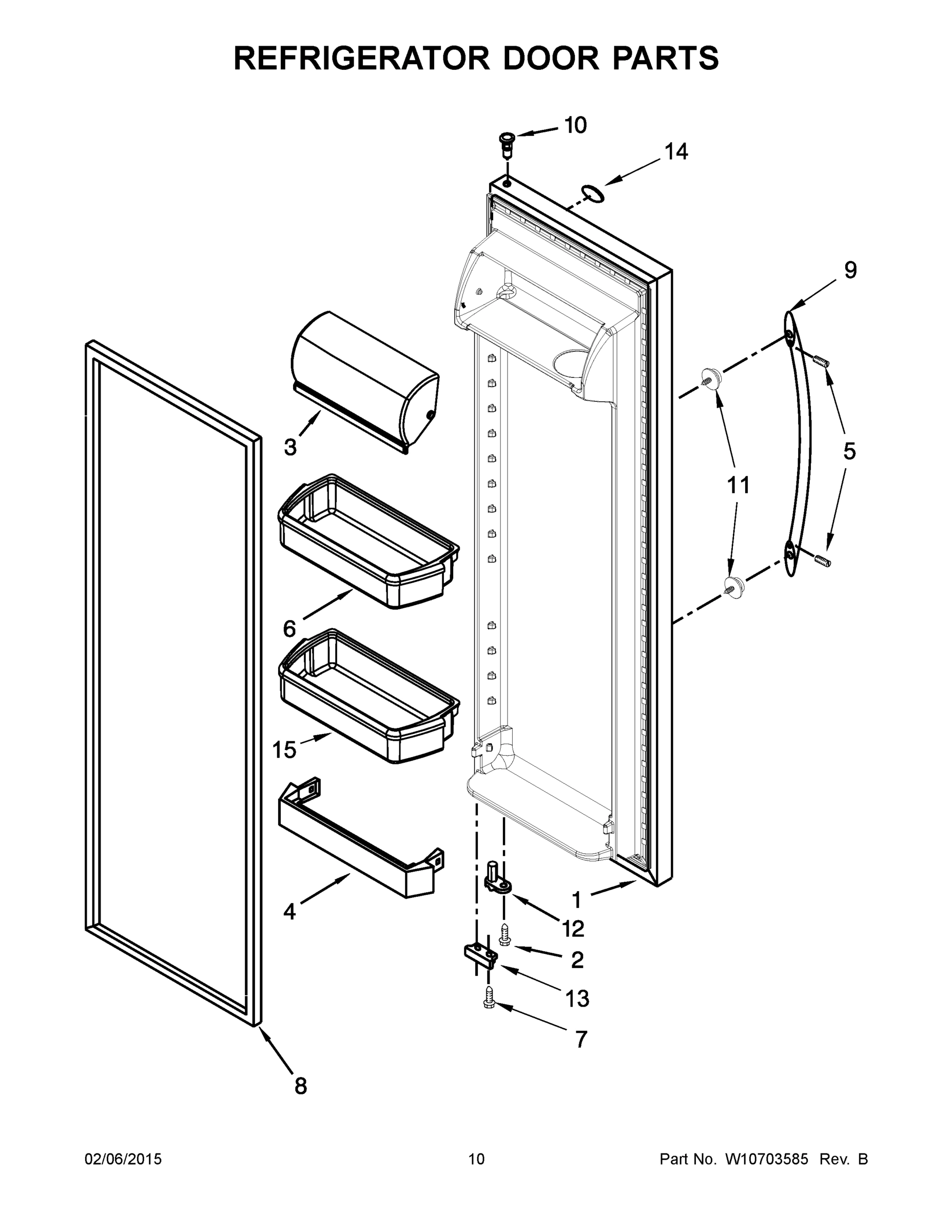 06 - REFRIGERATOR DOOR PARTS
