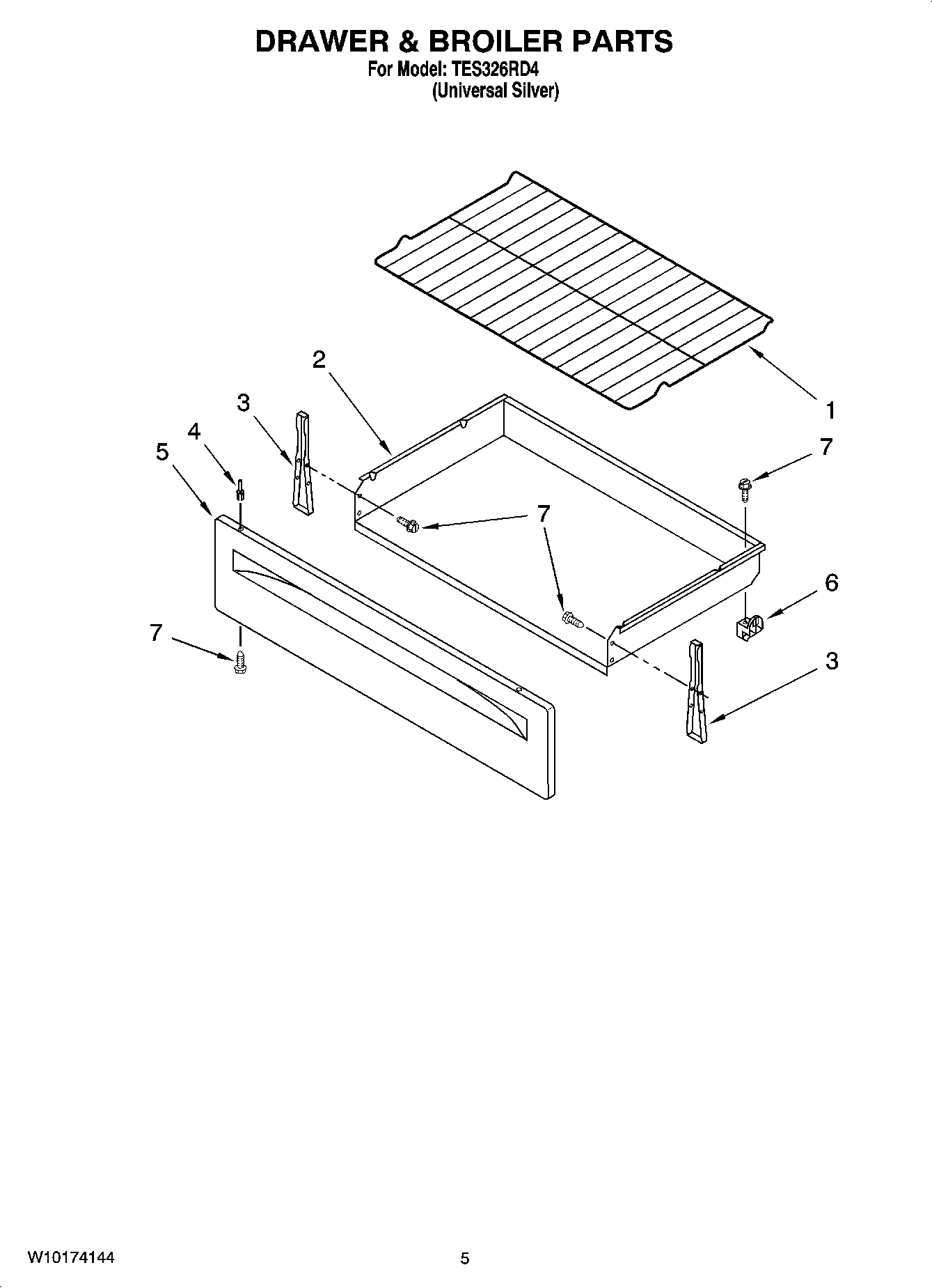 04 - DRAWER & BROILER PARTS