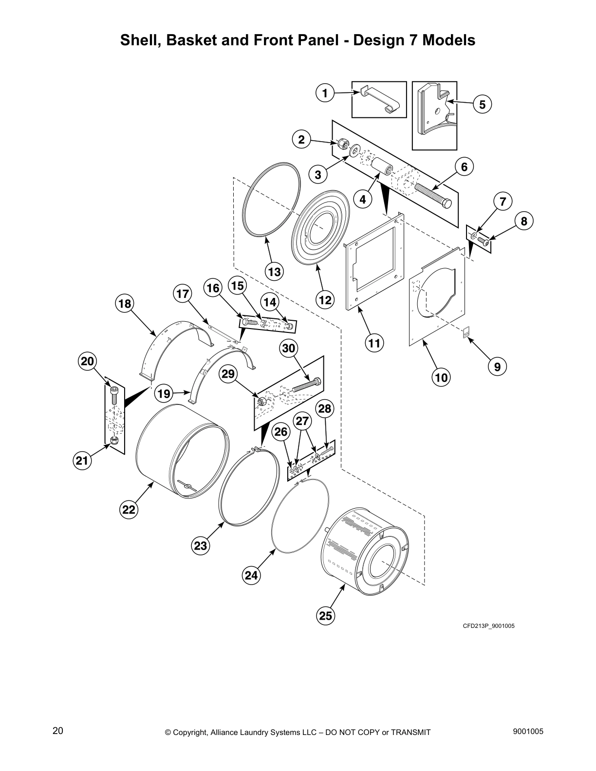 Shell, Basket and Front Panel - Design 7 Models