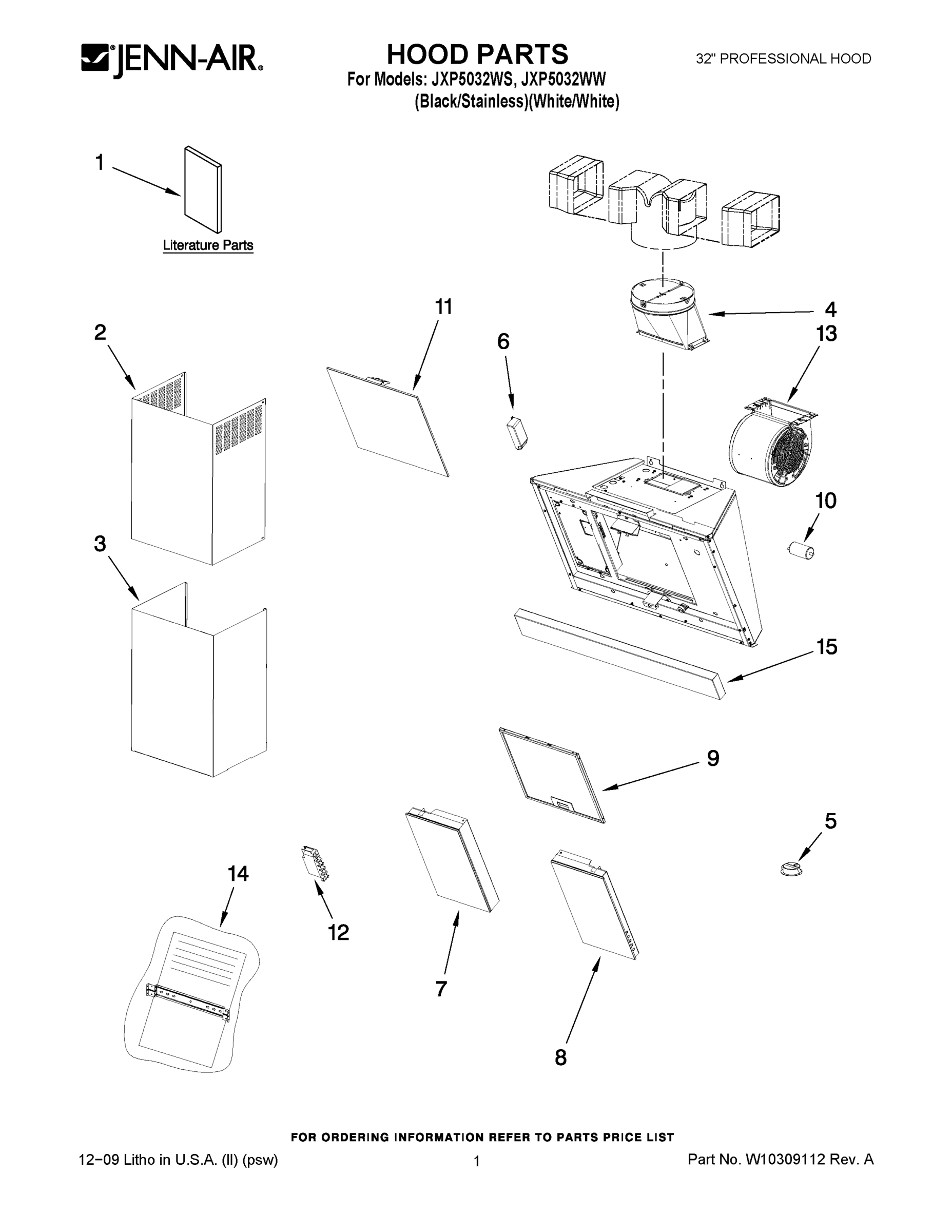 01 - HOOD PARTS
