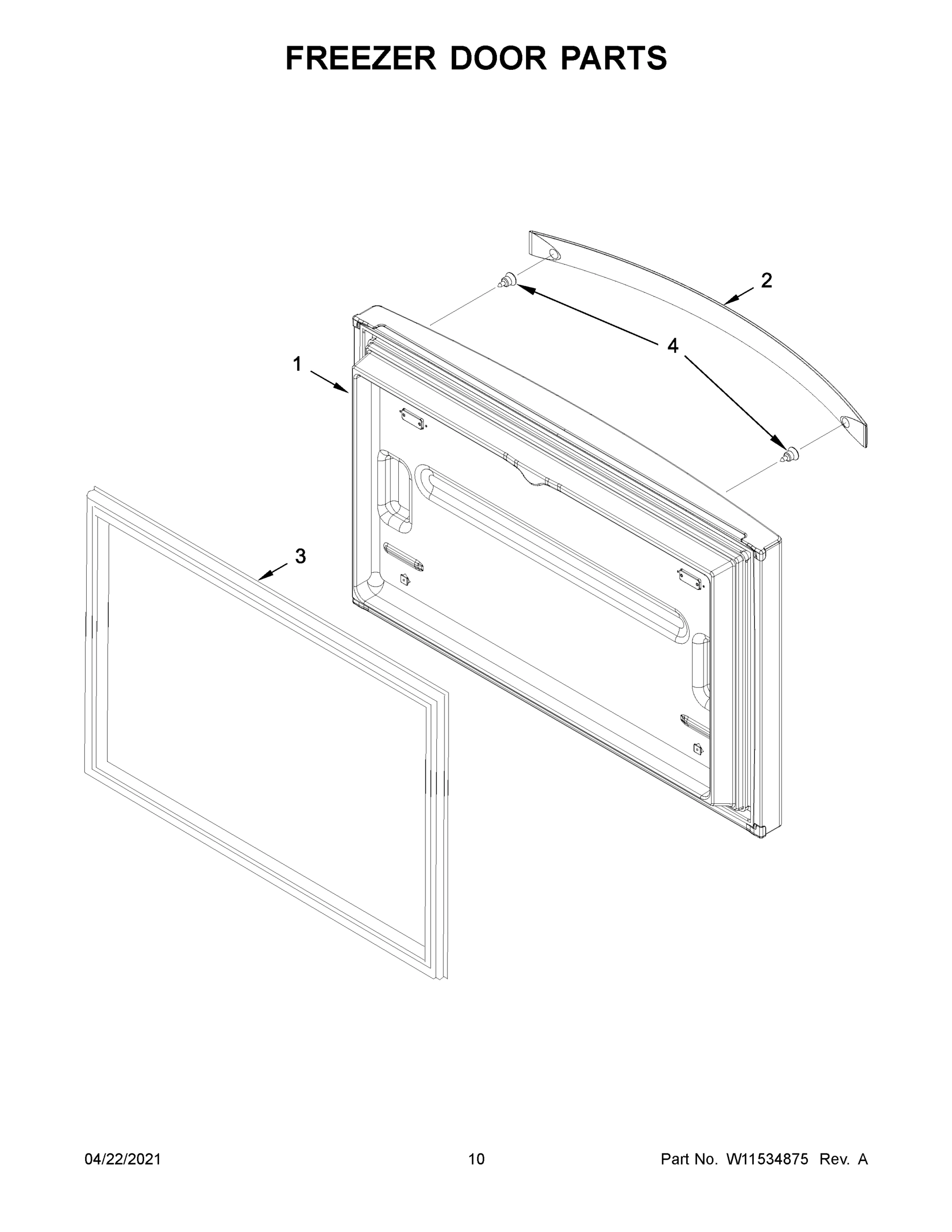 06 - FREEZER DOOR PARTS