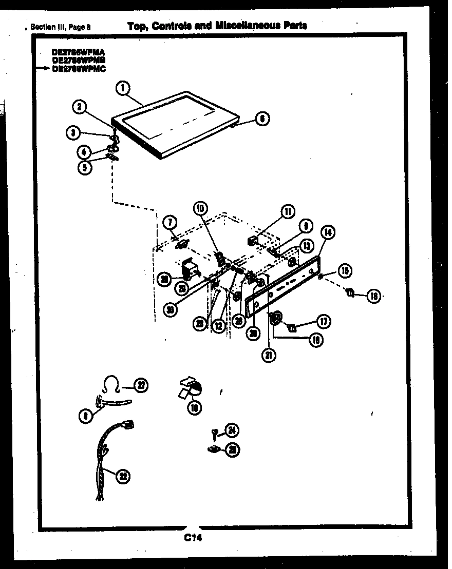04 - TOP, CONTROLS AND MISCELLANEOUS PAR