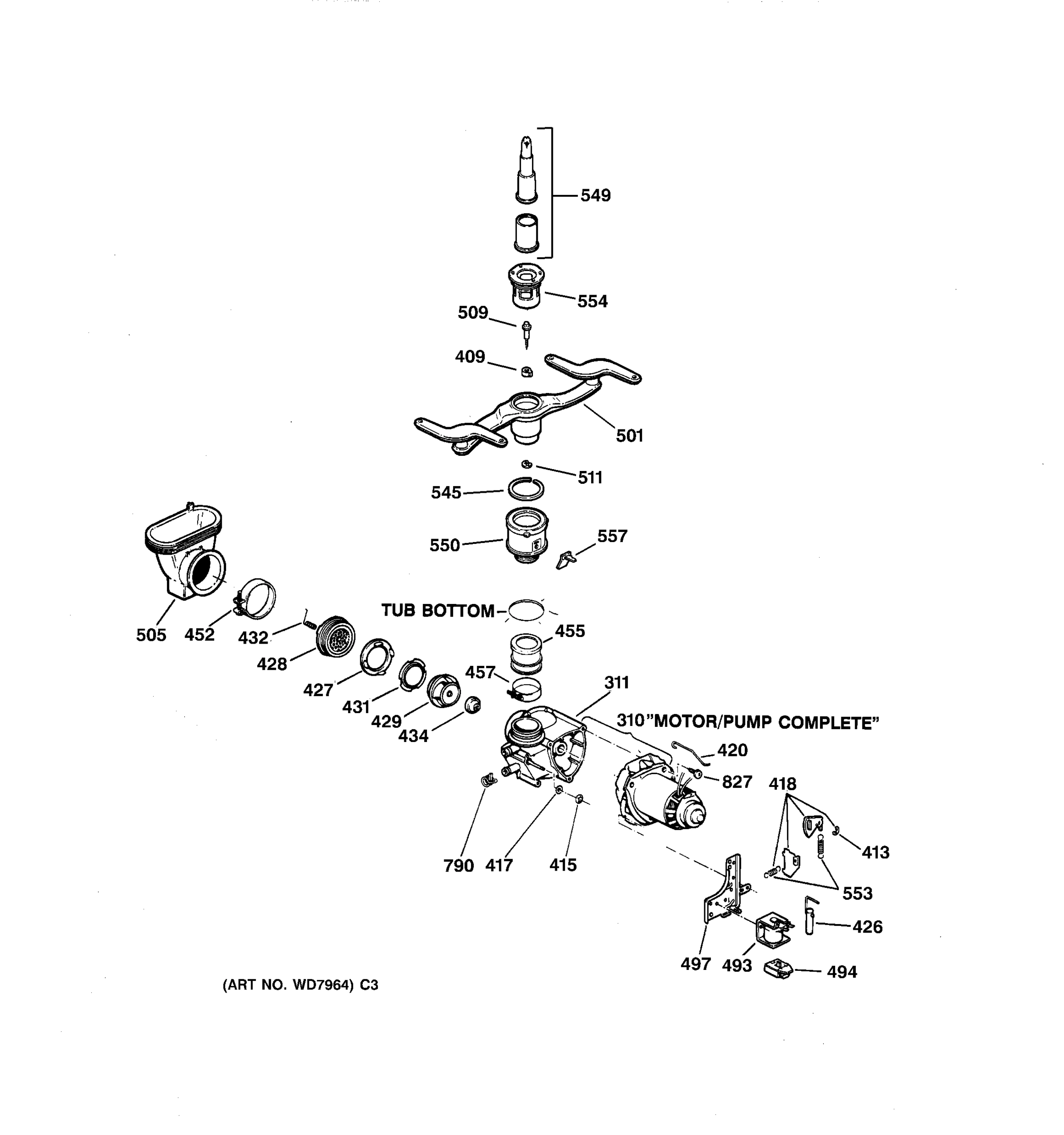 MOTOR-PUMP MECHANISM