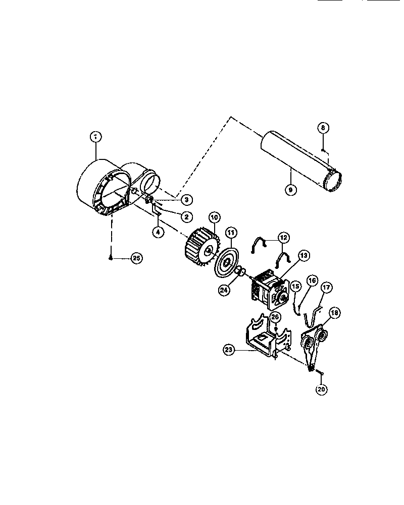 05 - MOTOR, FAN HOUSING, EXHAUST DUCT