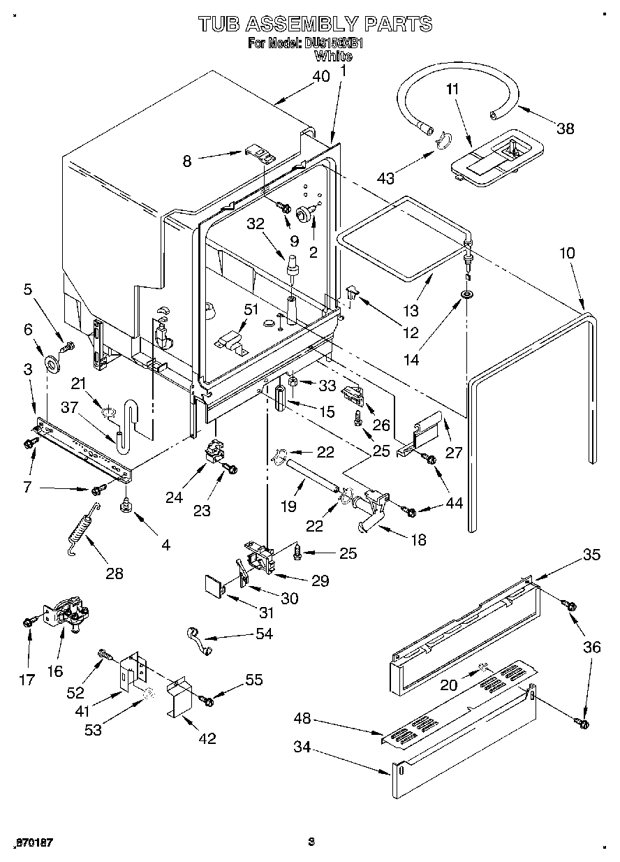 03 - TUB ASSEMBLY