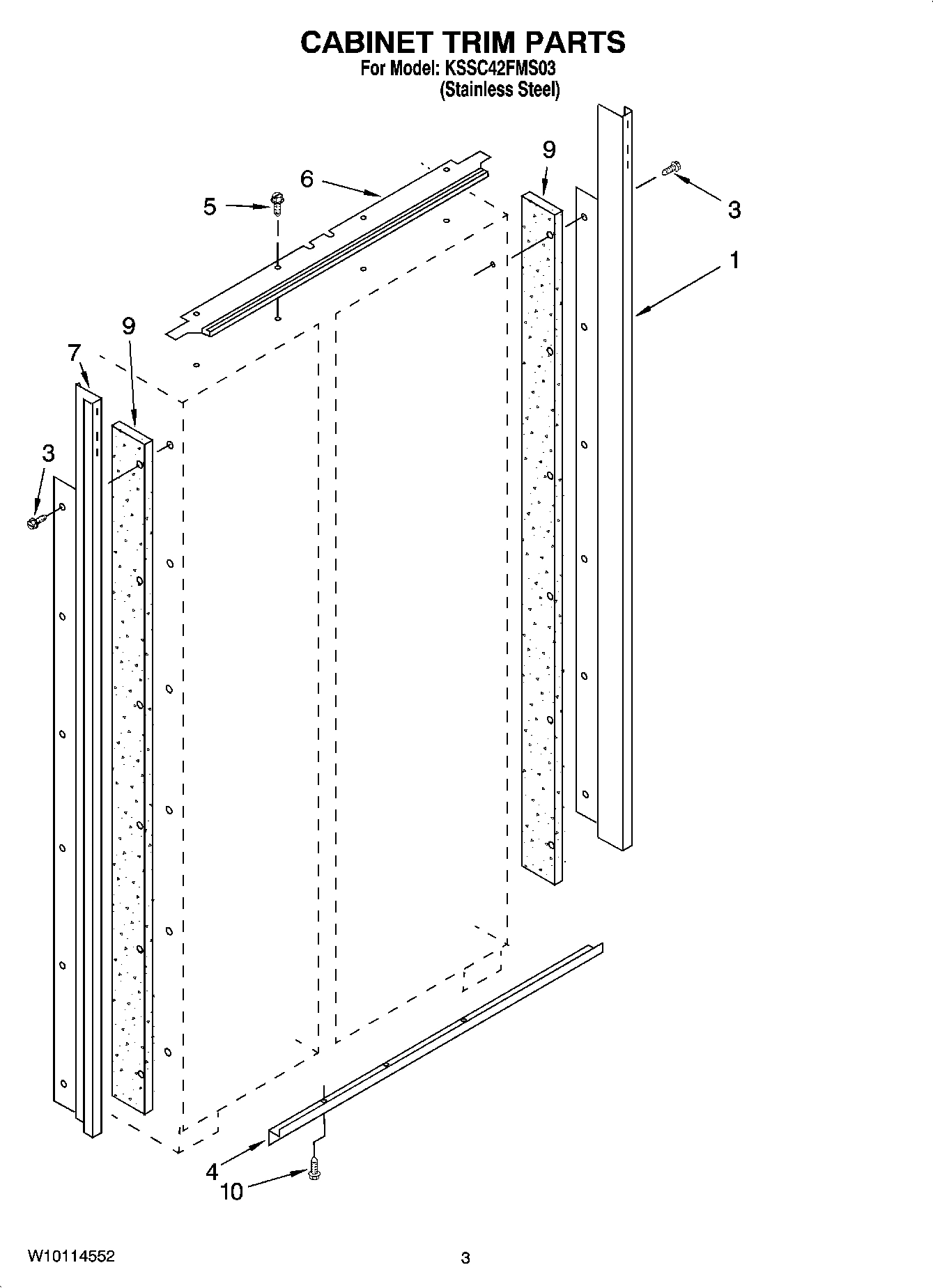 02 - CABINET TRIM PARTS