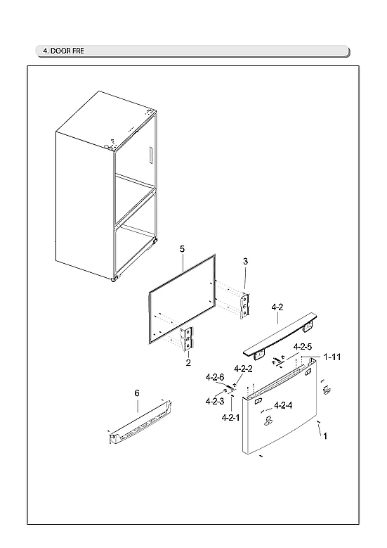 Freezer Door Parts