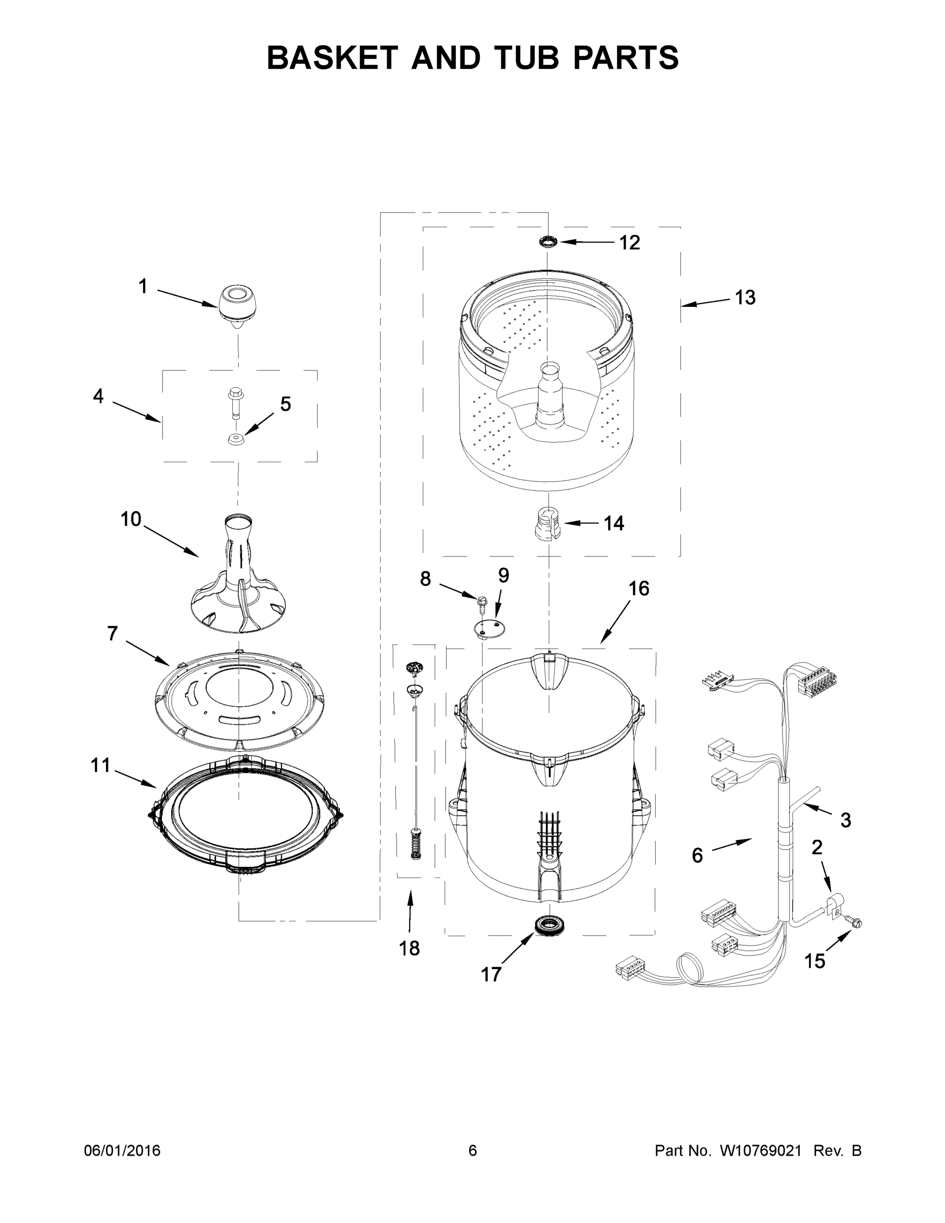 04 - BASKET AND TUB PARTS