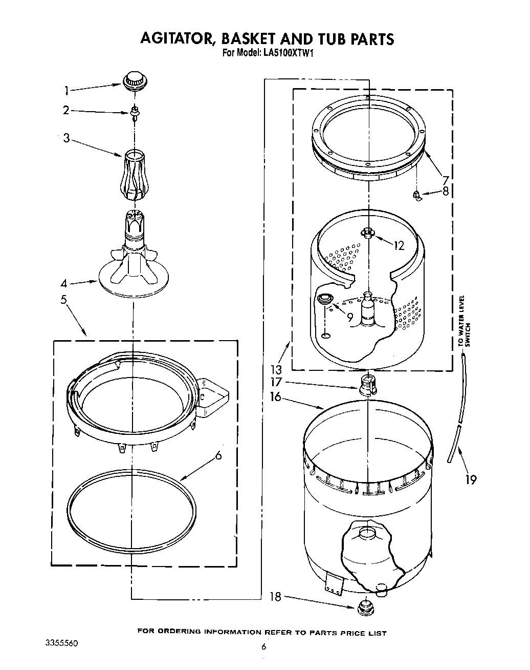 05 - AGITATOR, BASKET AND TUB