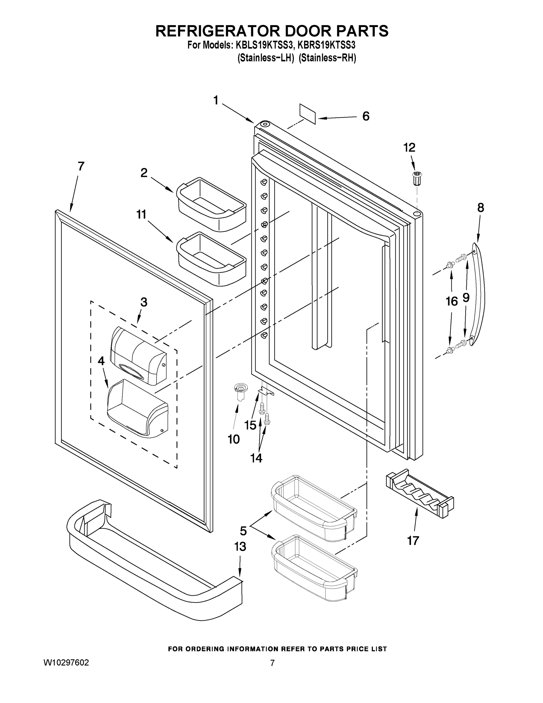 04 - FREEZER LINER PARTS