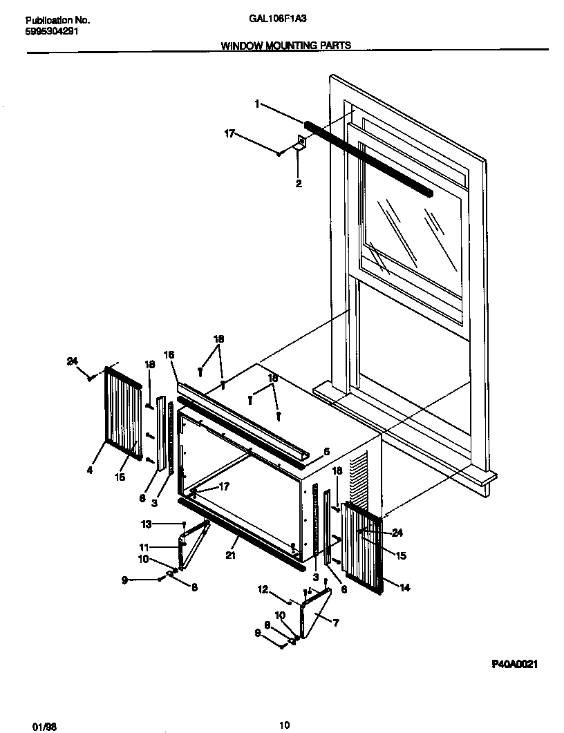 06 - WINDOW MOUNTING PARTS