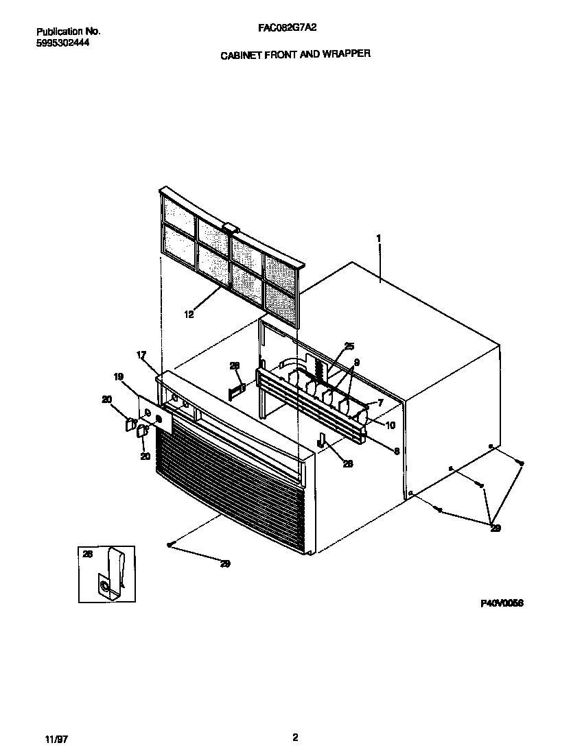 02 - CABINET  FRONT  AND  WRAPPER