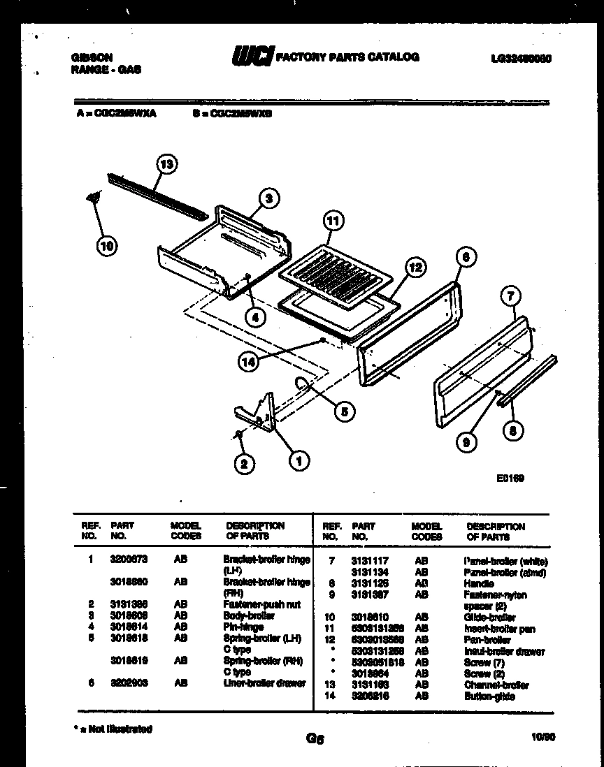 04 - BROILER DRAWER PARTS